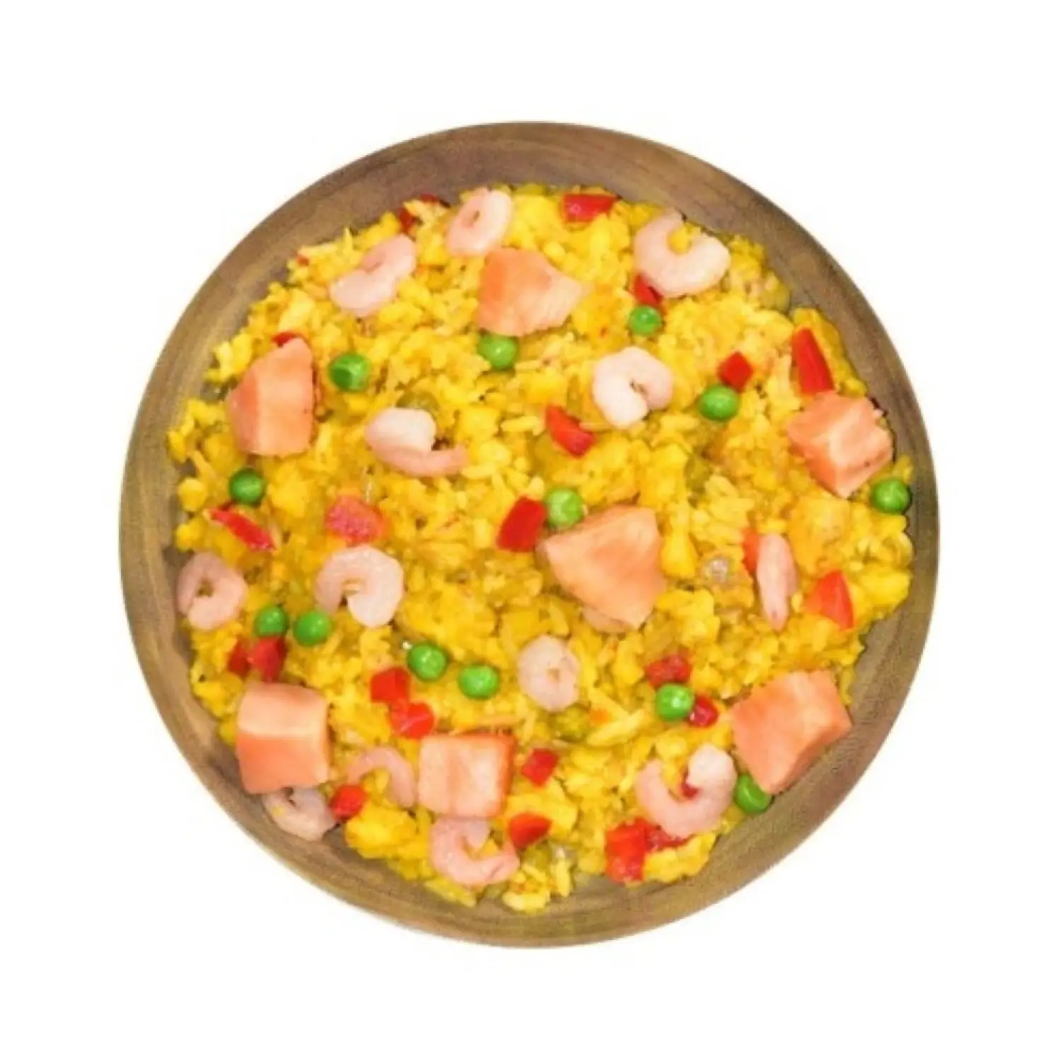  - Daff Paella de salmon y camarones