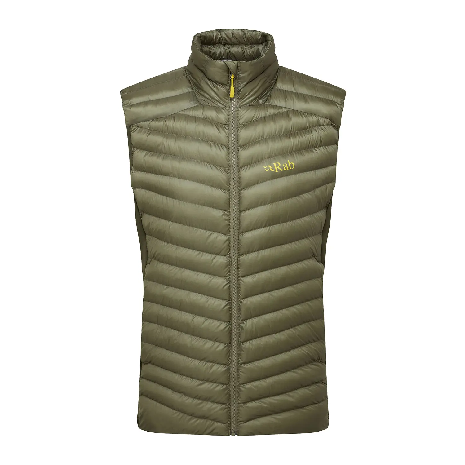light khaki/army - Rab Men's Cirrus Flex Insulated Vest