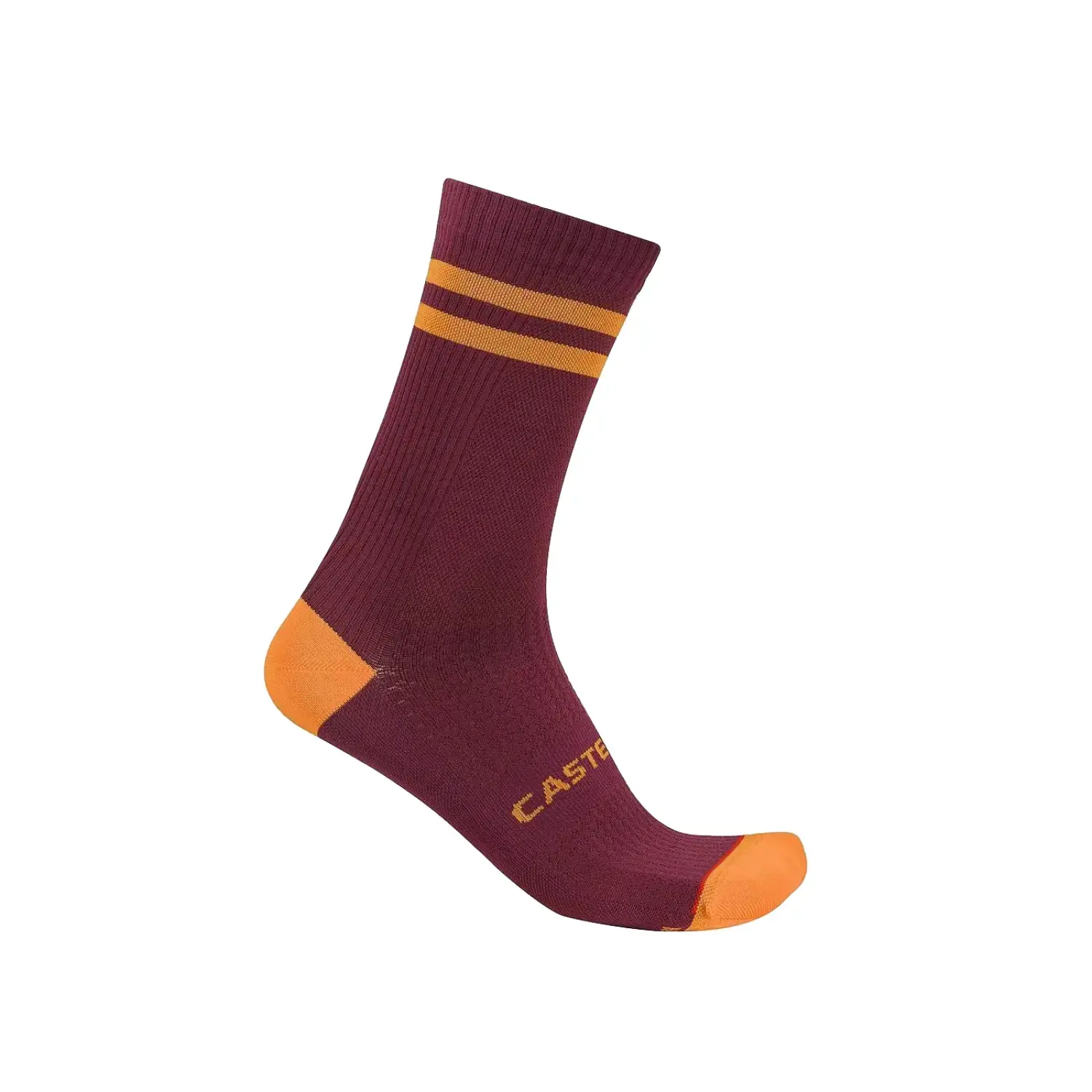 deep bordeaux/vivid orange - Castelli Originale 18 Sock
