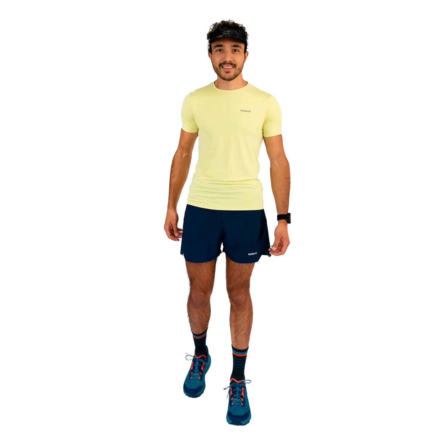 navy - Tatoo Short Slate Hombre