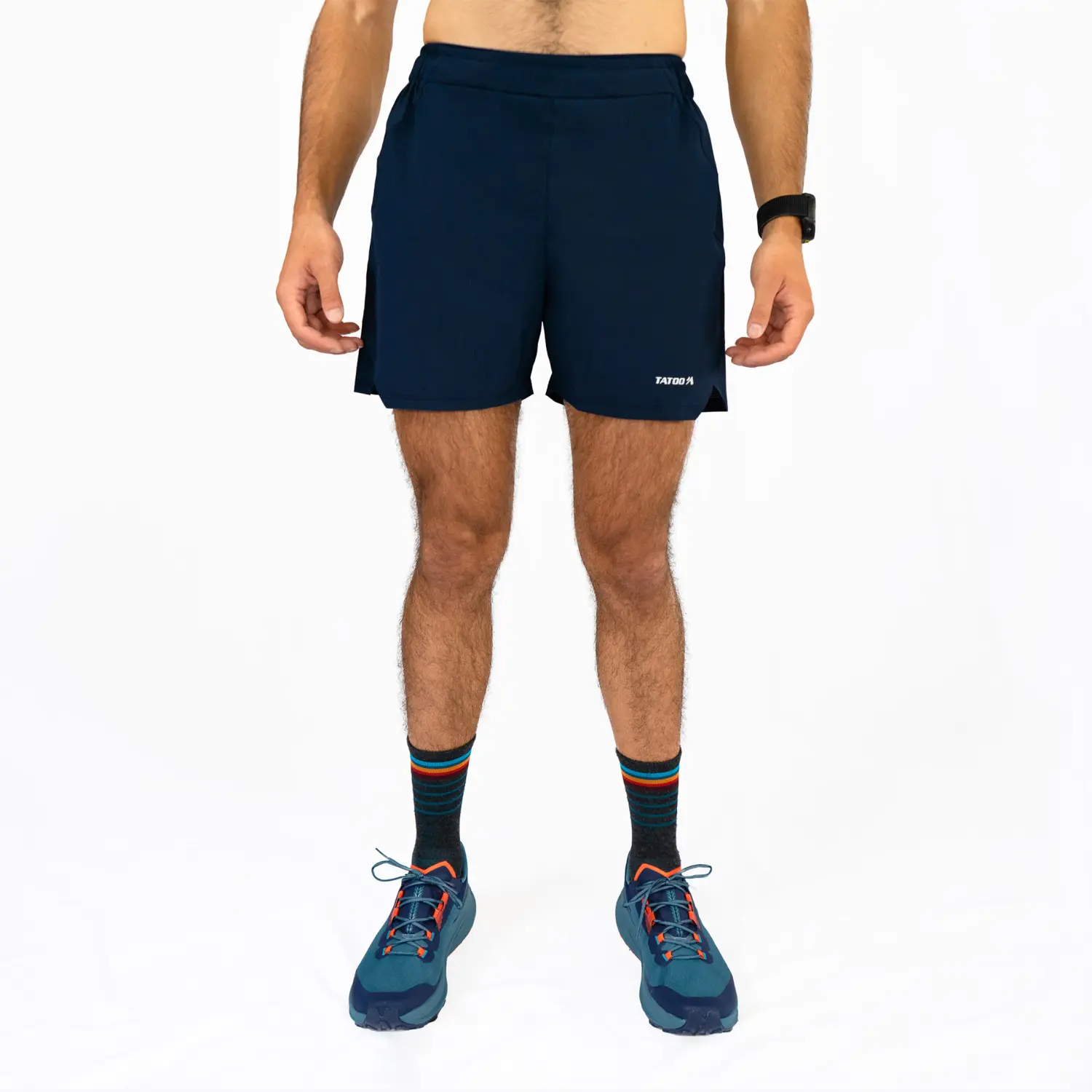 navy - Tatoo Short Slate Hombre