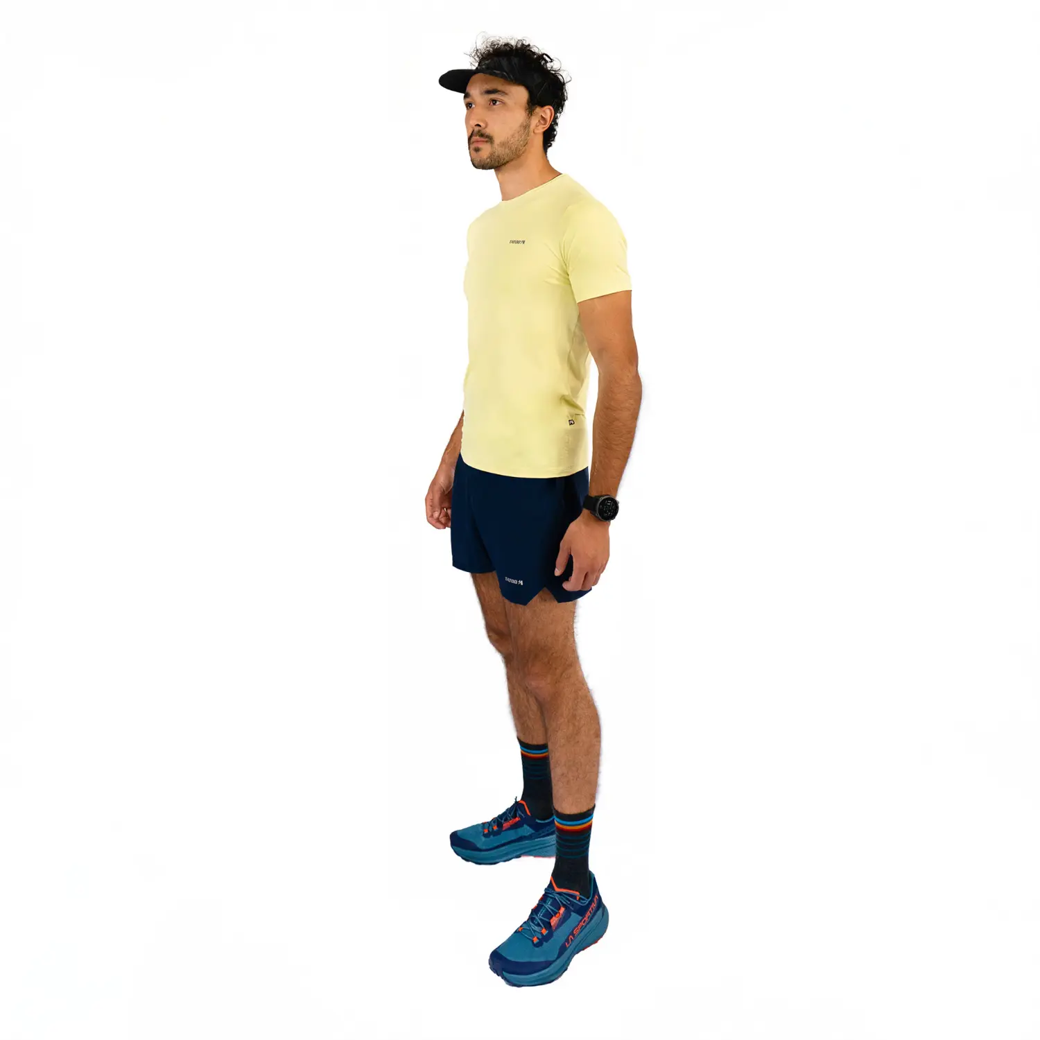 navy - Tatoo Short Slate Hombre