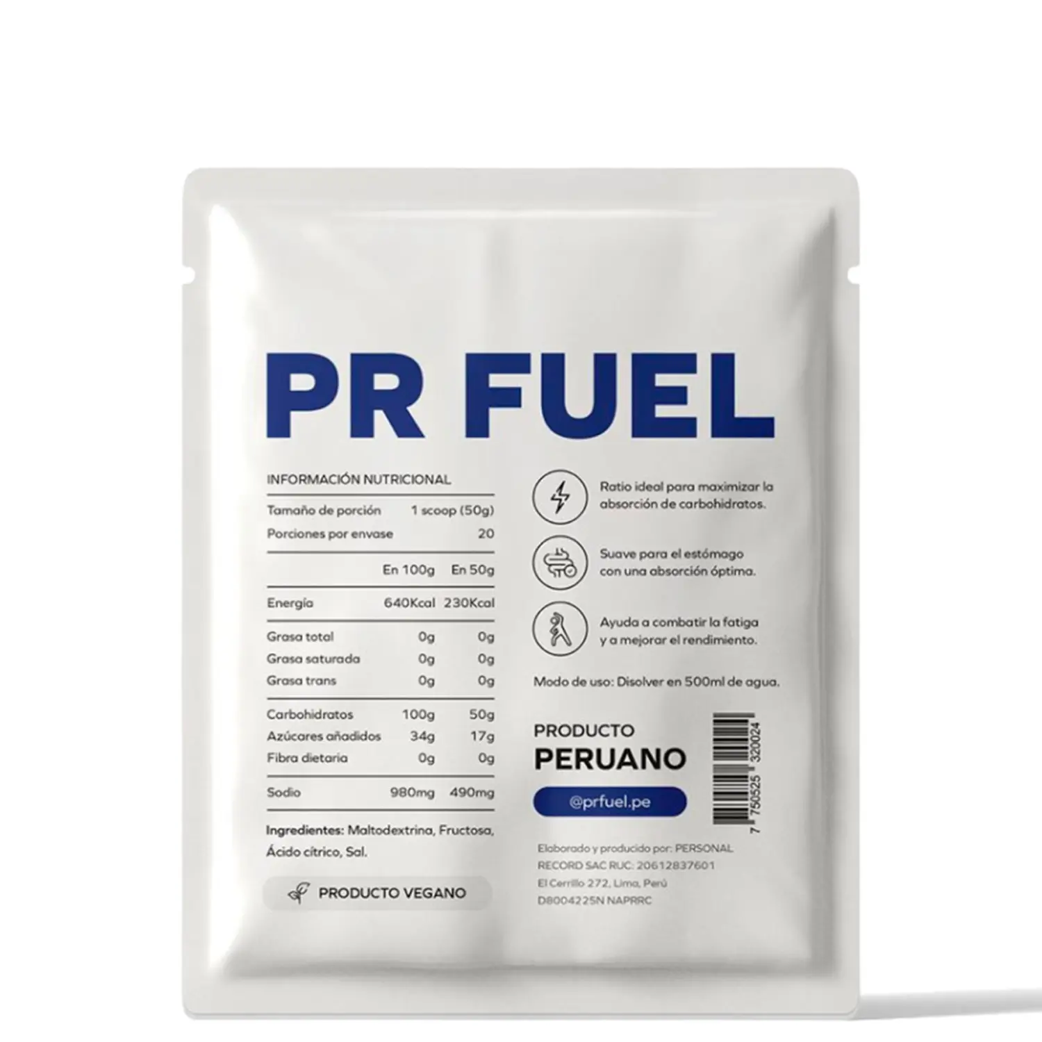  - PR Fuel Drink Mix
