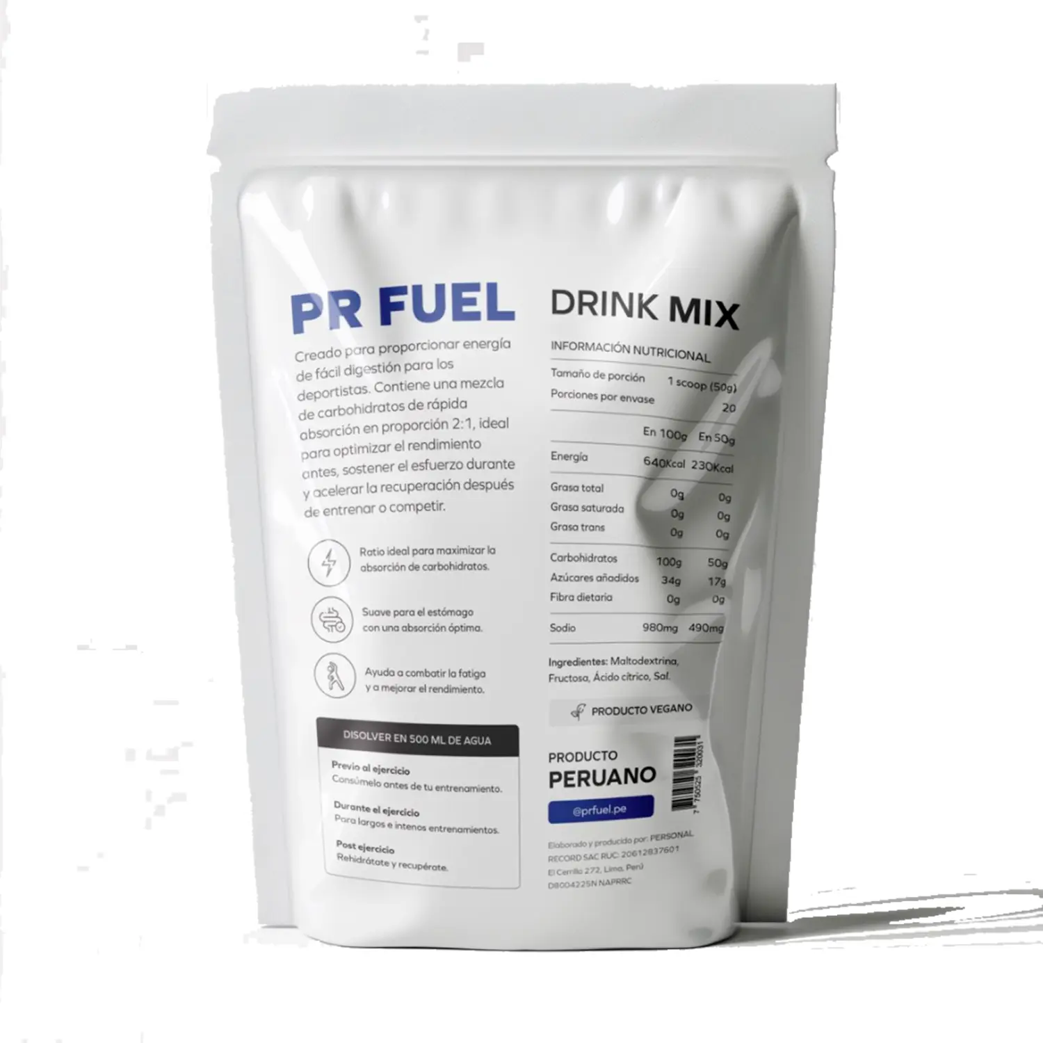  - PR Fuel Drink Mix