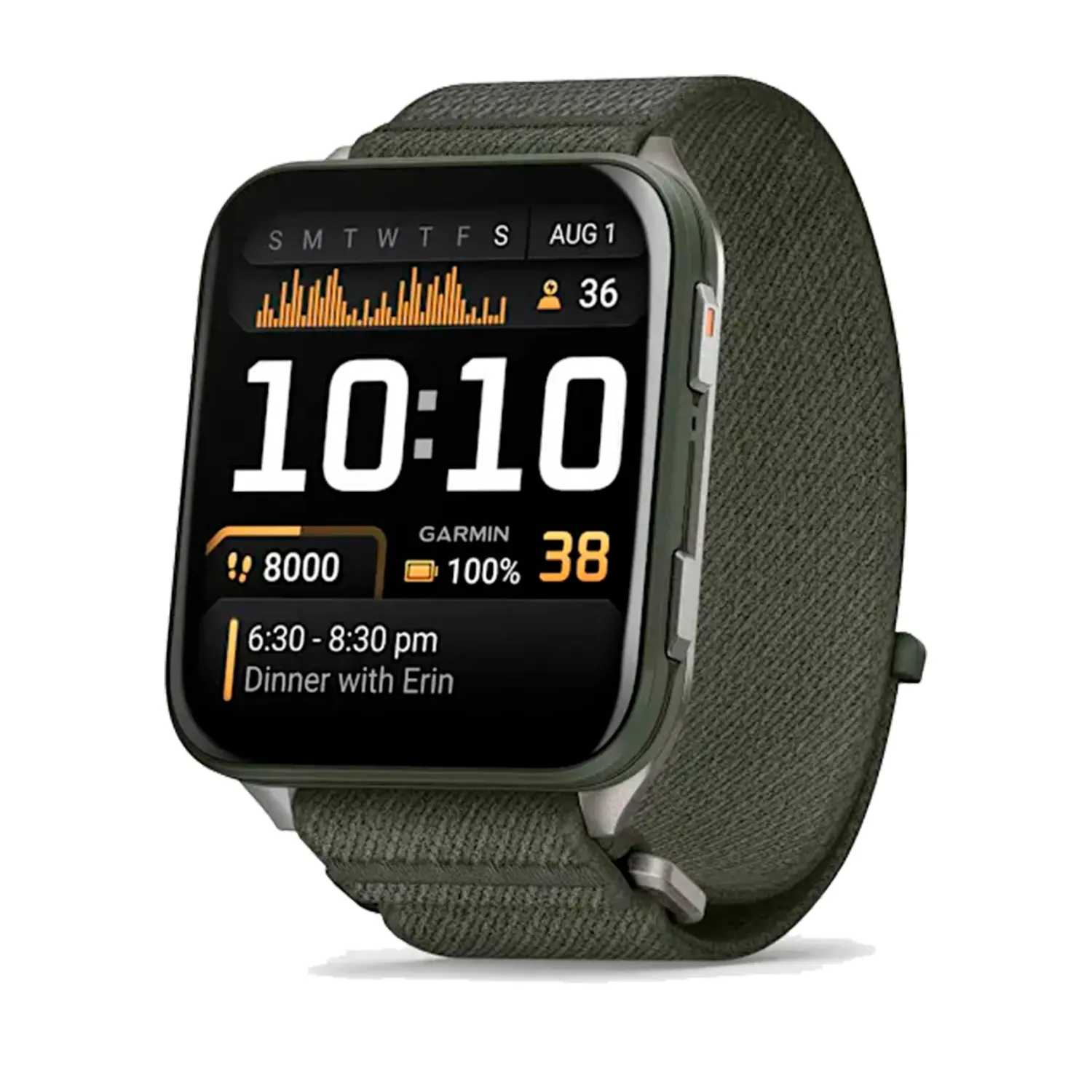 moss/titanium - Garmin Venu X1