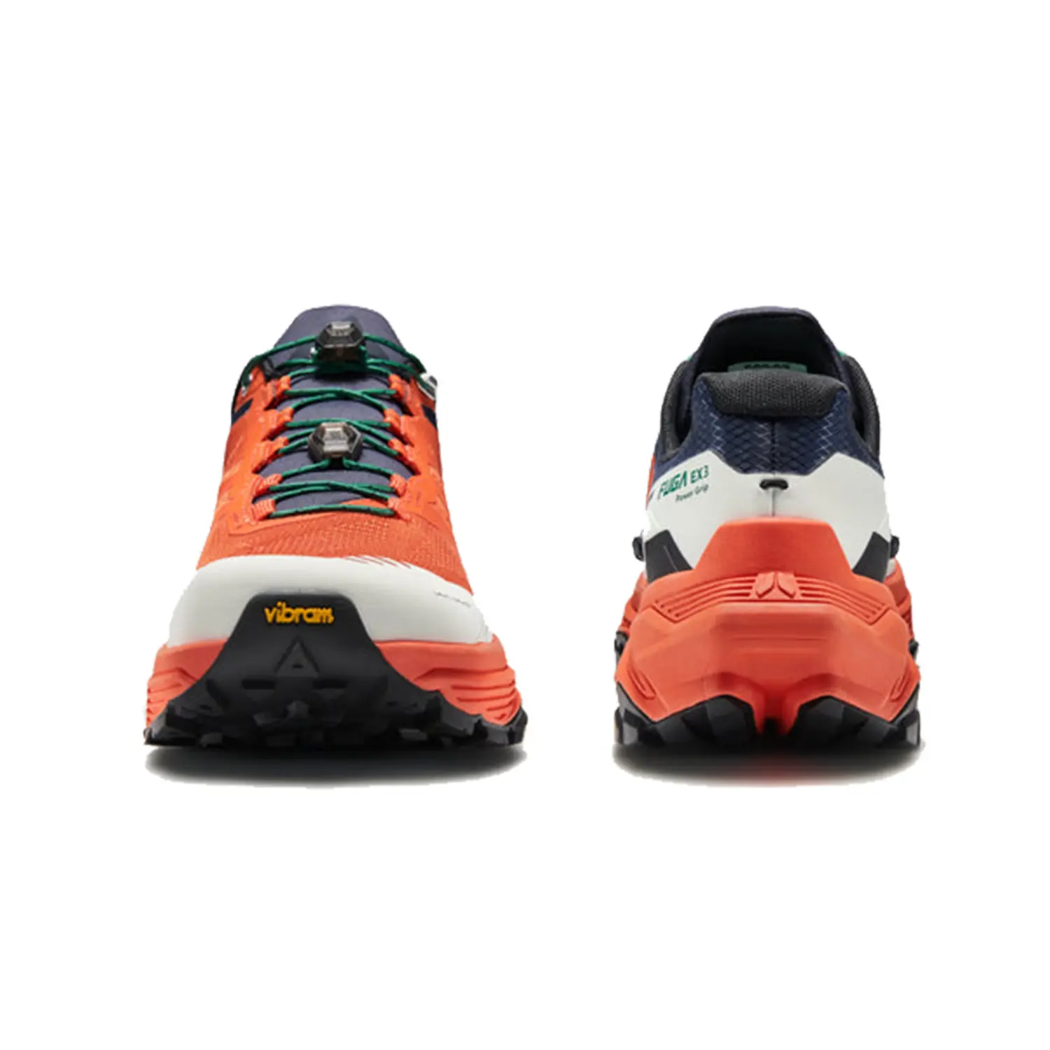 fuga orange/original/navy blue - Kailas FUGA EX 3 Trail Running Shoes Men's