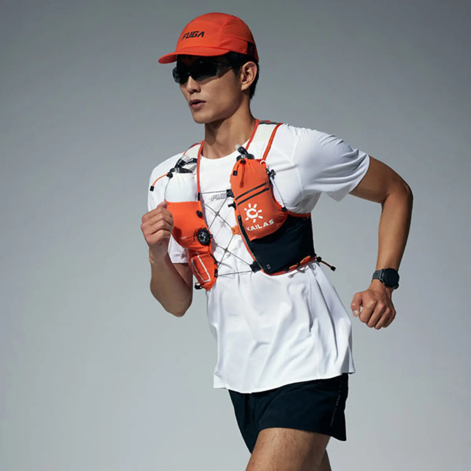 fuga orange - Kailas FUGA AIR 8 Ⅳ Trail Running Vest Pack