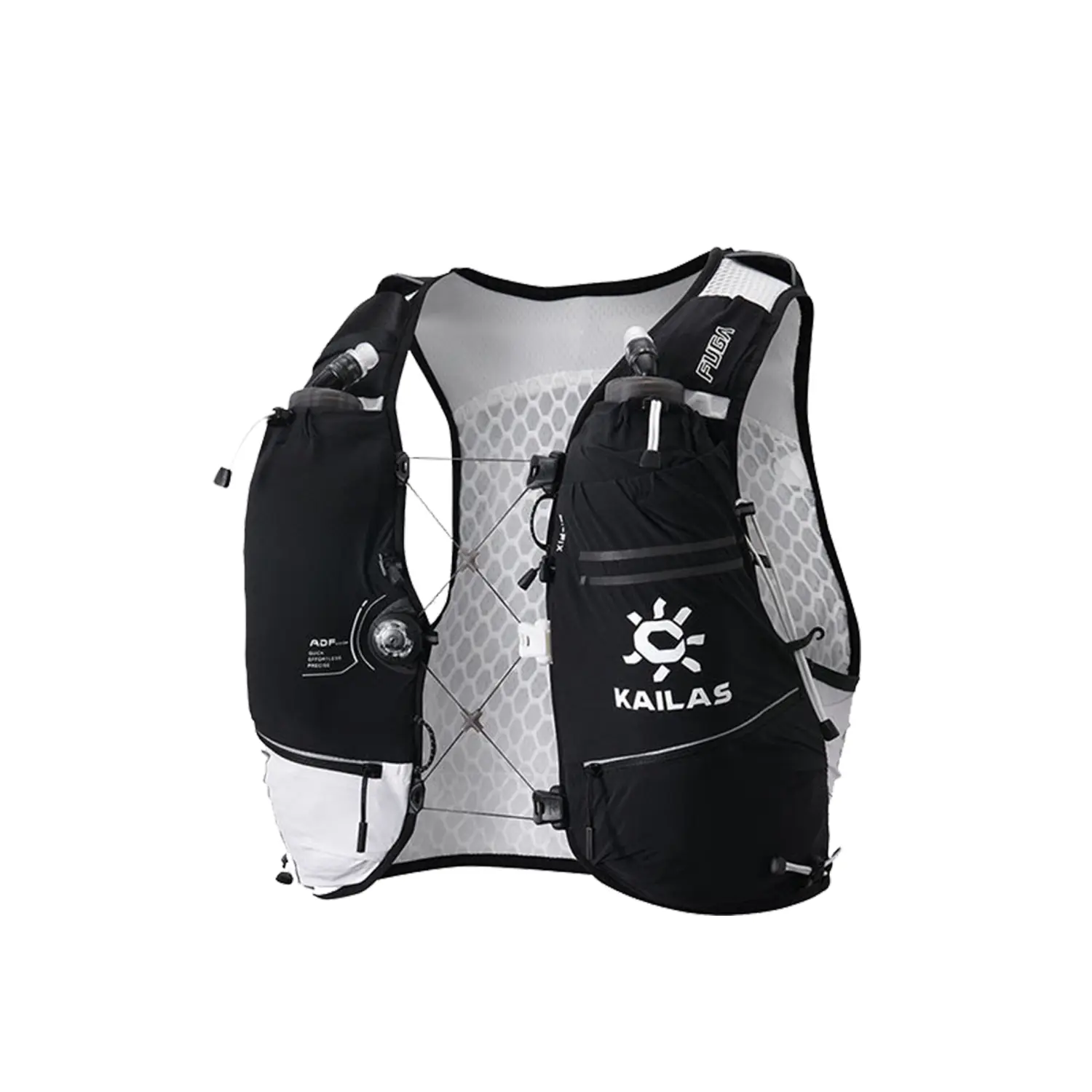 black/white - Kailas FUGA AIR 13 II Trail Running Vest Pack