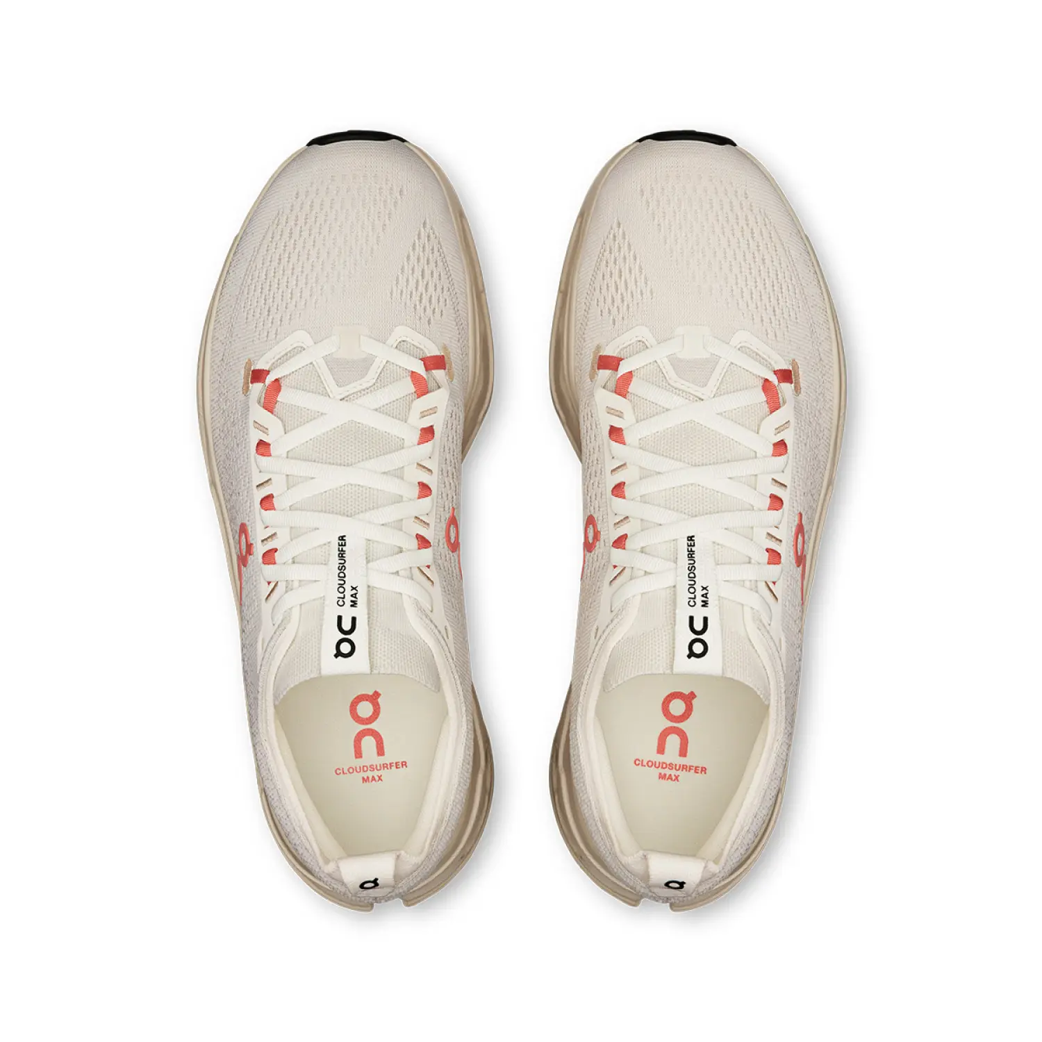 ivory | salmon - On Running Cloudsurfer Max W's