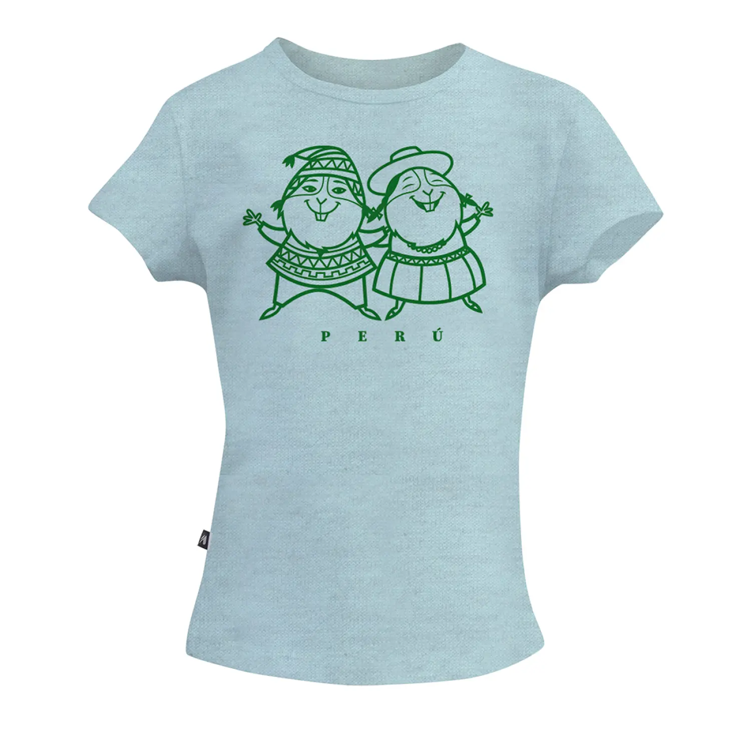green blue jaspe - Tatoo Polo Niña Cuyes