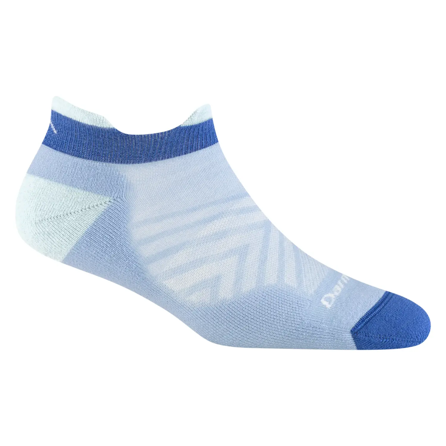 sky - Darn Tough Women's Run No Show Tab Cushioned Ultra-Lightweight Running Socks