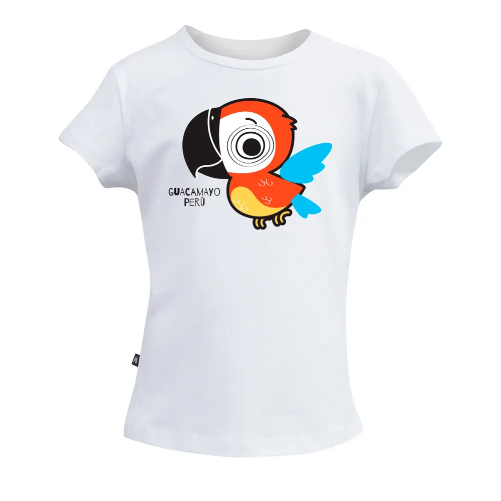 Tatoo Polo Niña Guacamayo