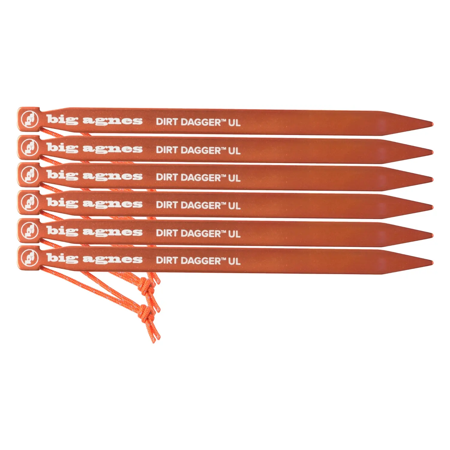  - Big Agnes Big Agnes Dirt Dagger Pack of 6