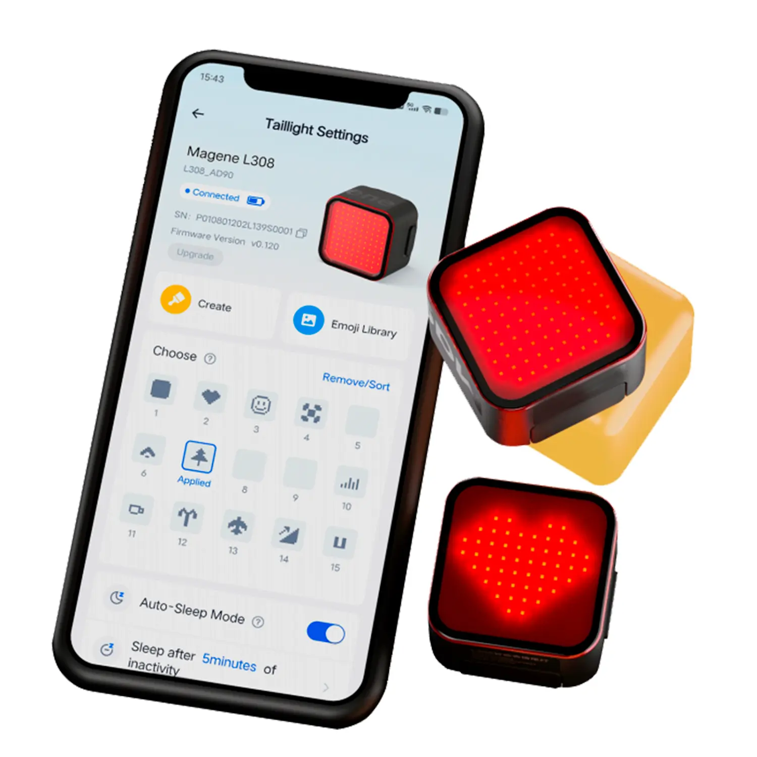  - Magene Intelligent tail light
