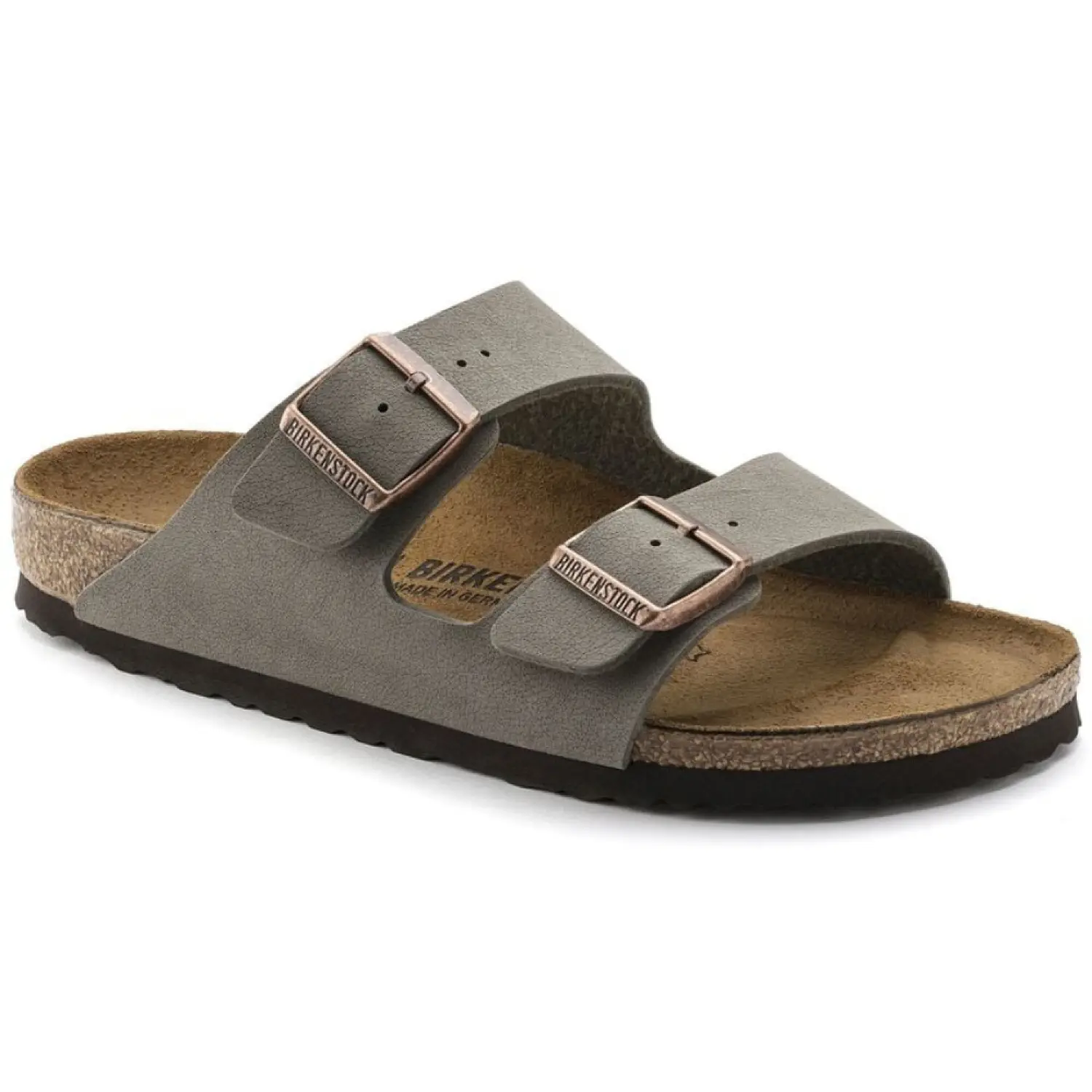 stone - Birkenstock Arizona Birko-Flor & Plantilla Corcho (Angosto)