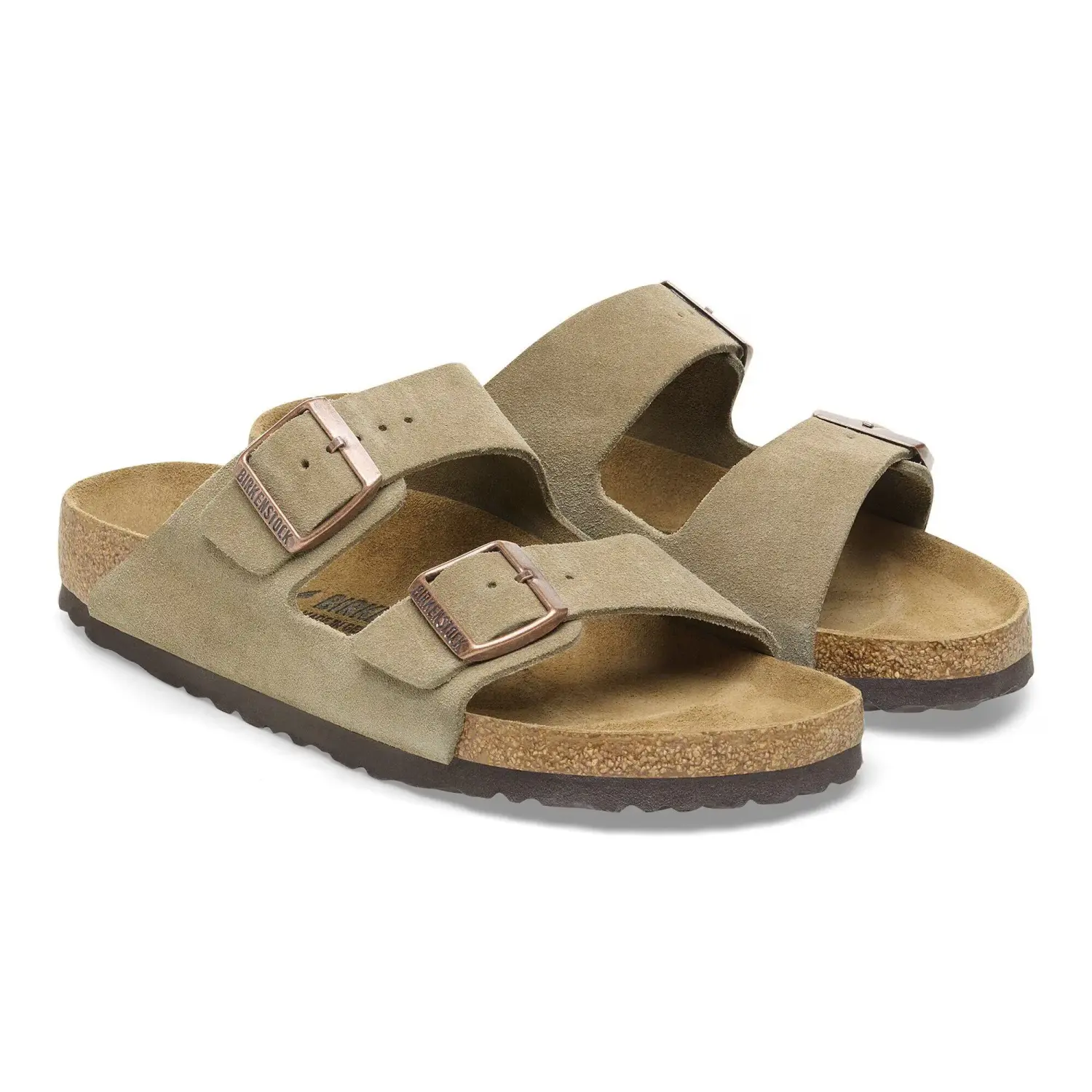 taupe - Birkenstock Arizona Suede Taupe 