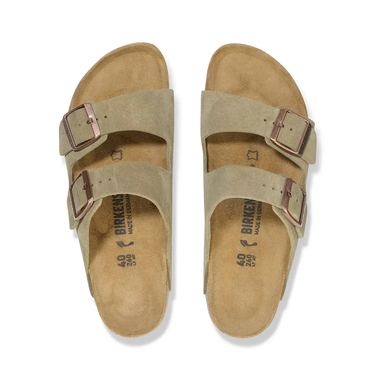 taupe - Birkenstock Arizona Suede Taupe 