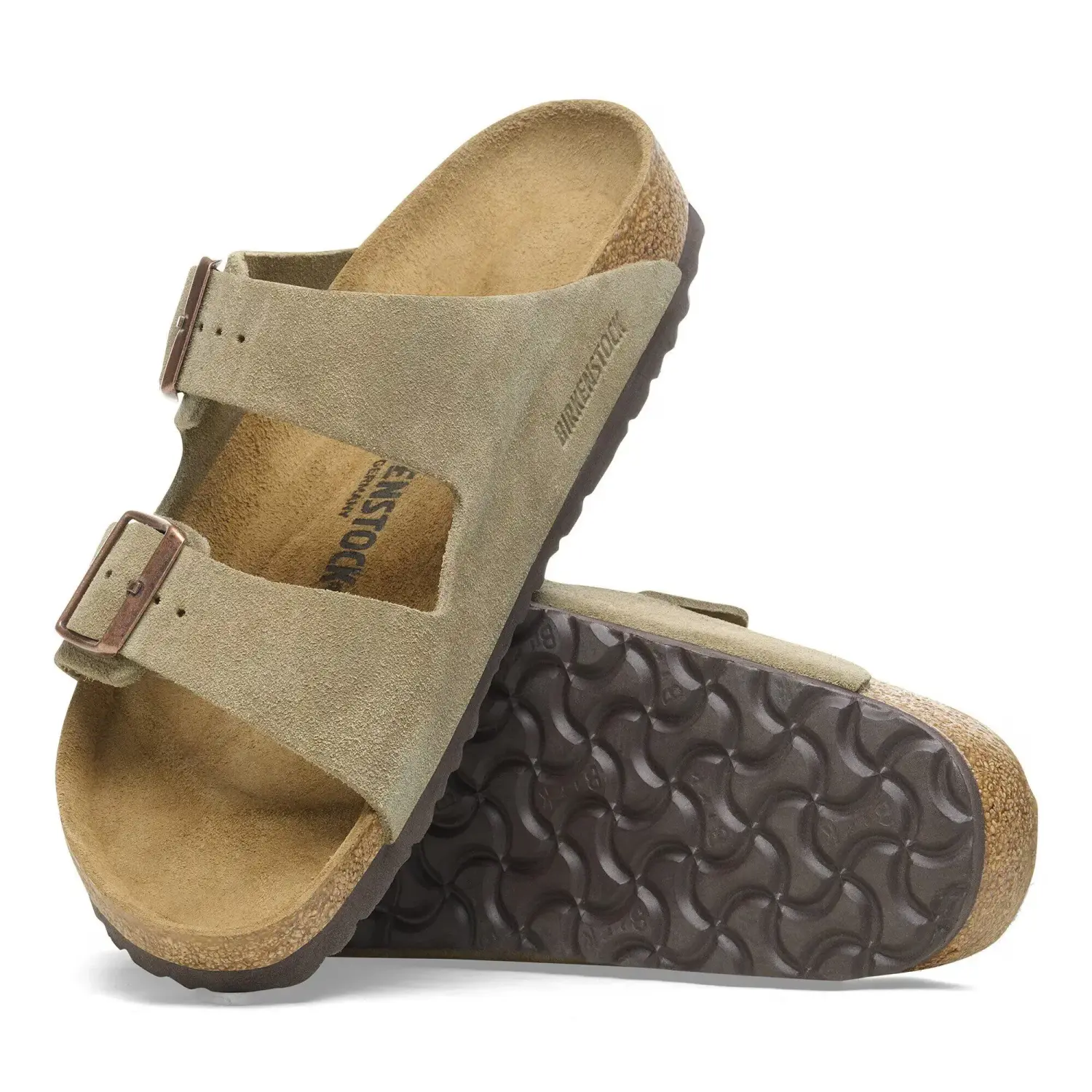 taupe - Birkenstock Arizona Suede Taupe 
