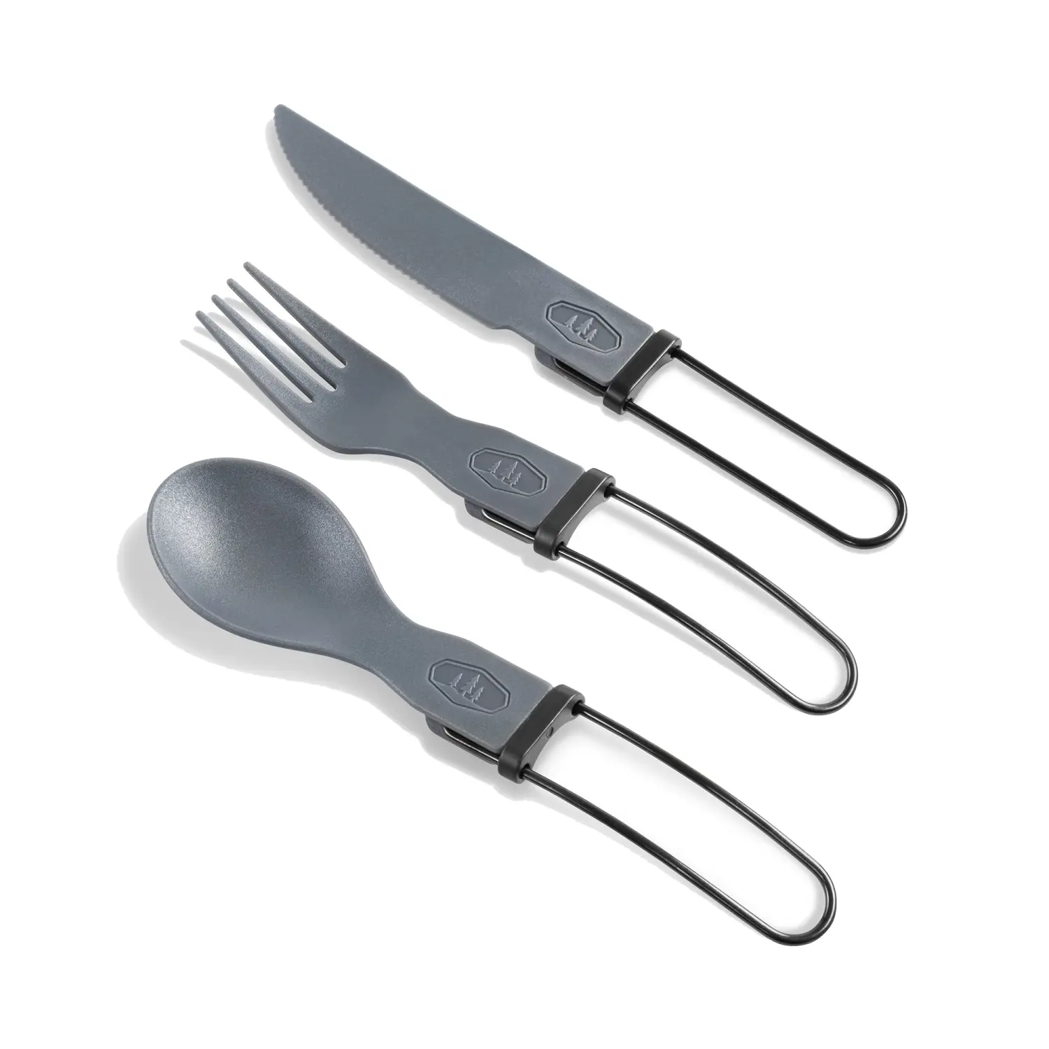 grey - GSI Tekk Trio Folding Cutlery Set