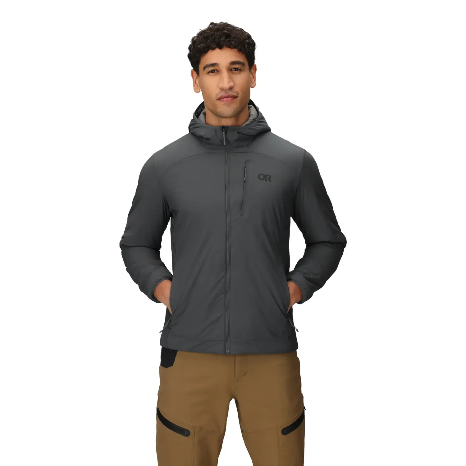 charcoal - Outdoor Research Men's Vesper Insulated Hoodie