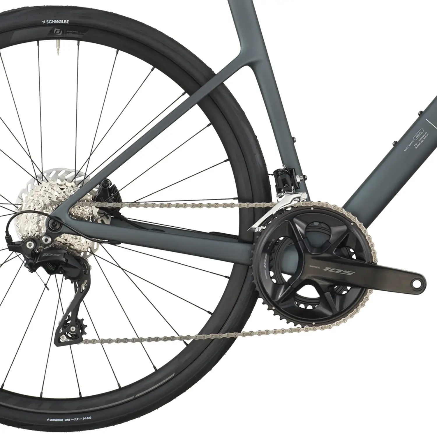 carbon grey - Scott Bike Addict 50
