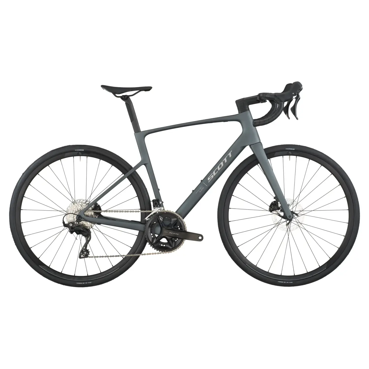 carbon grey - Scott Bike Addict 50