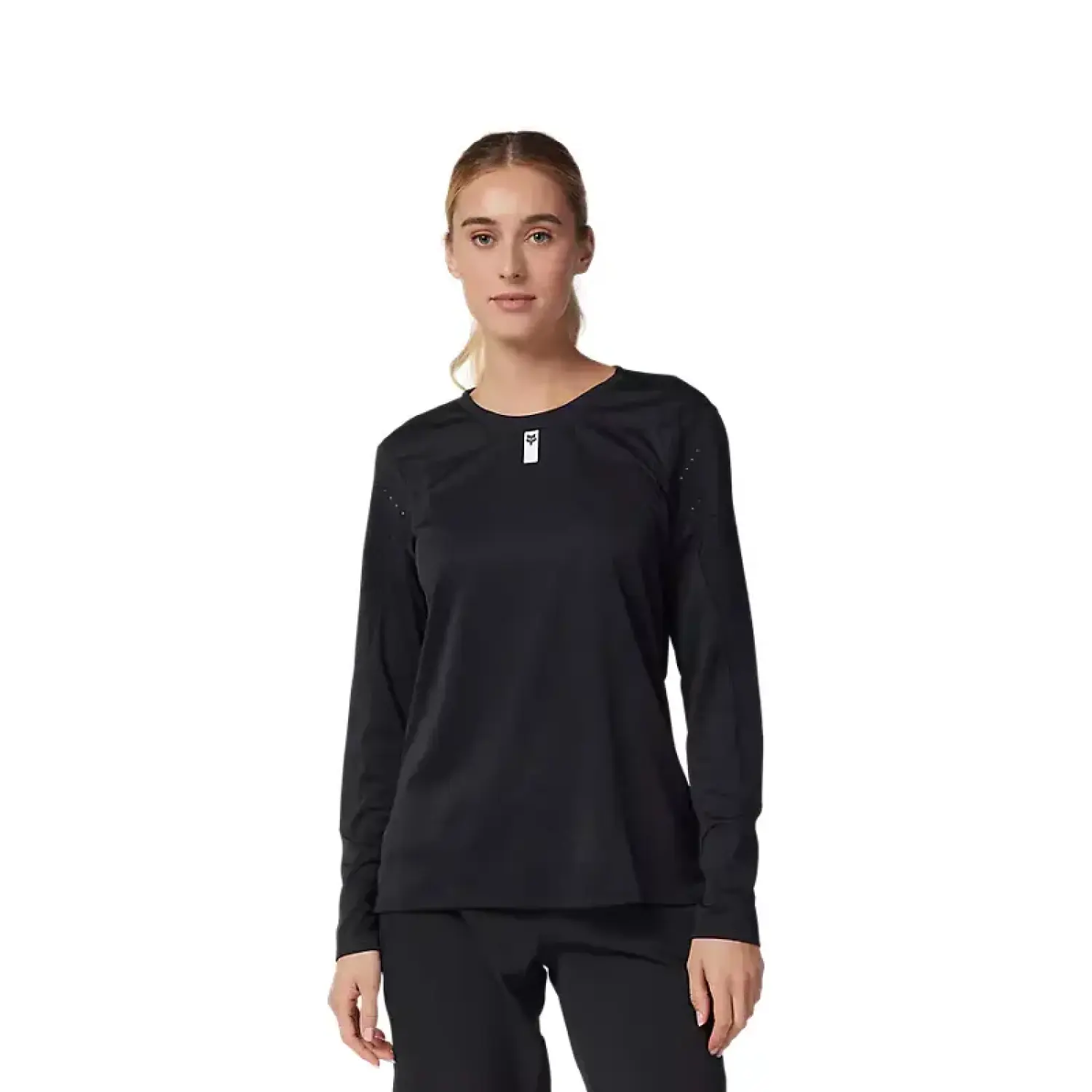 black - Fox Racing W Defend Ls Jersey