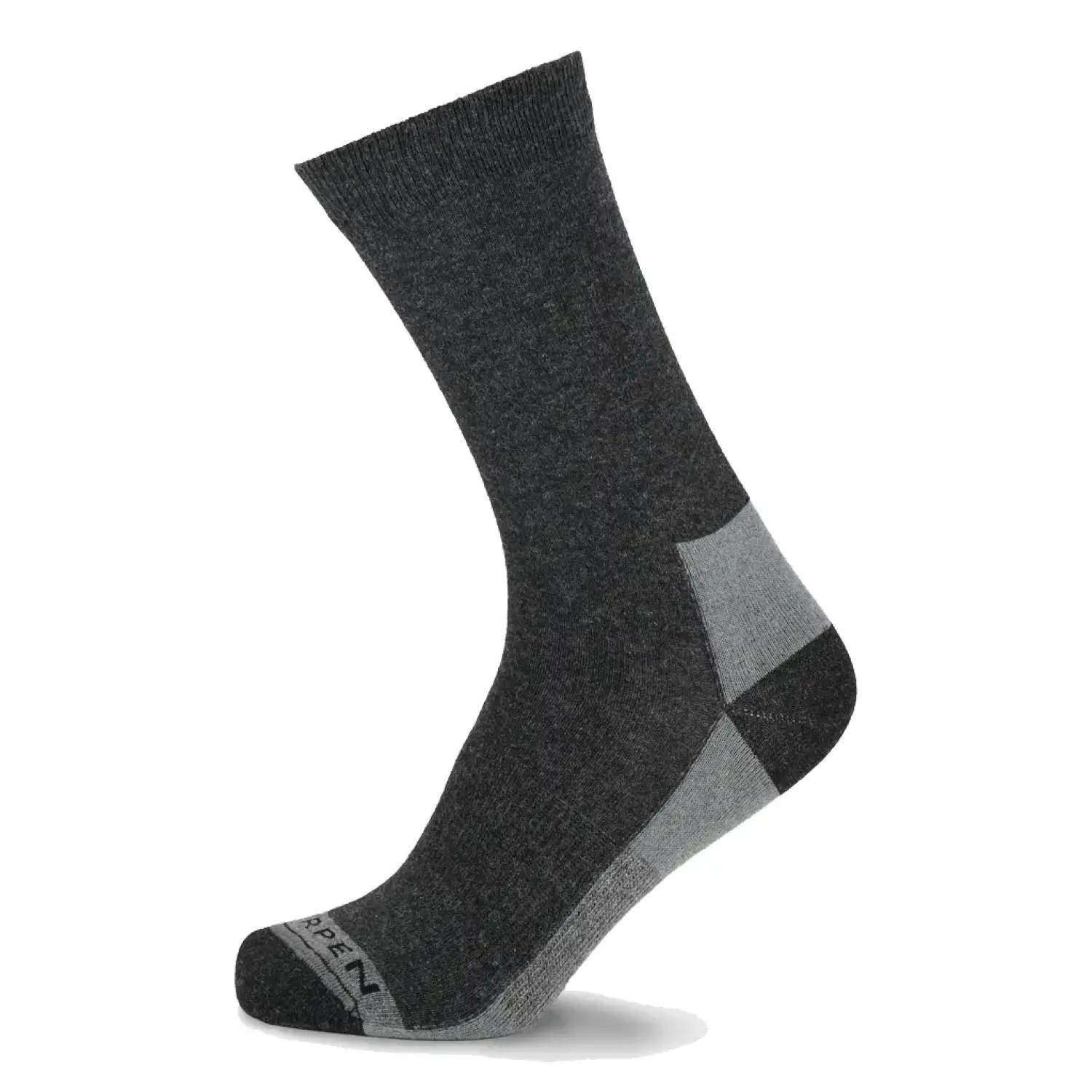 whales grey - Lorpen T2 Lifestyle Wool Vigo Crew Unisex