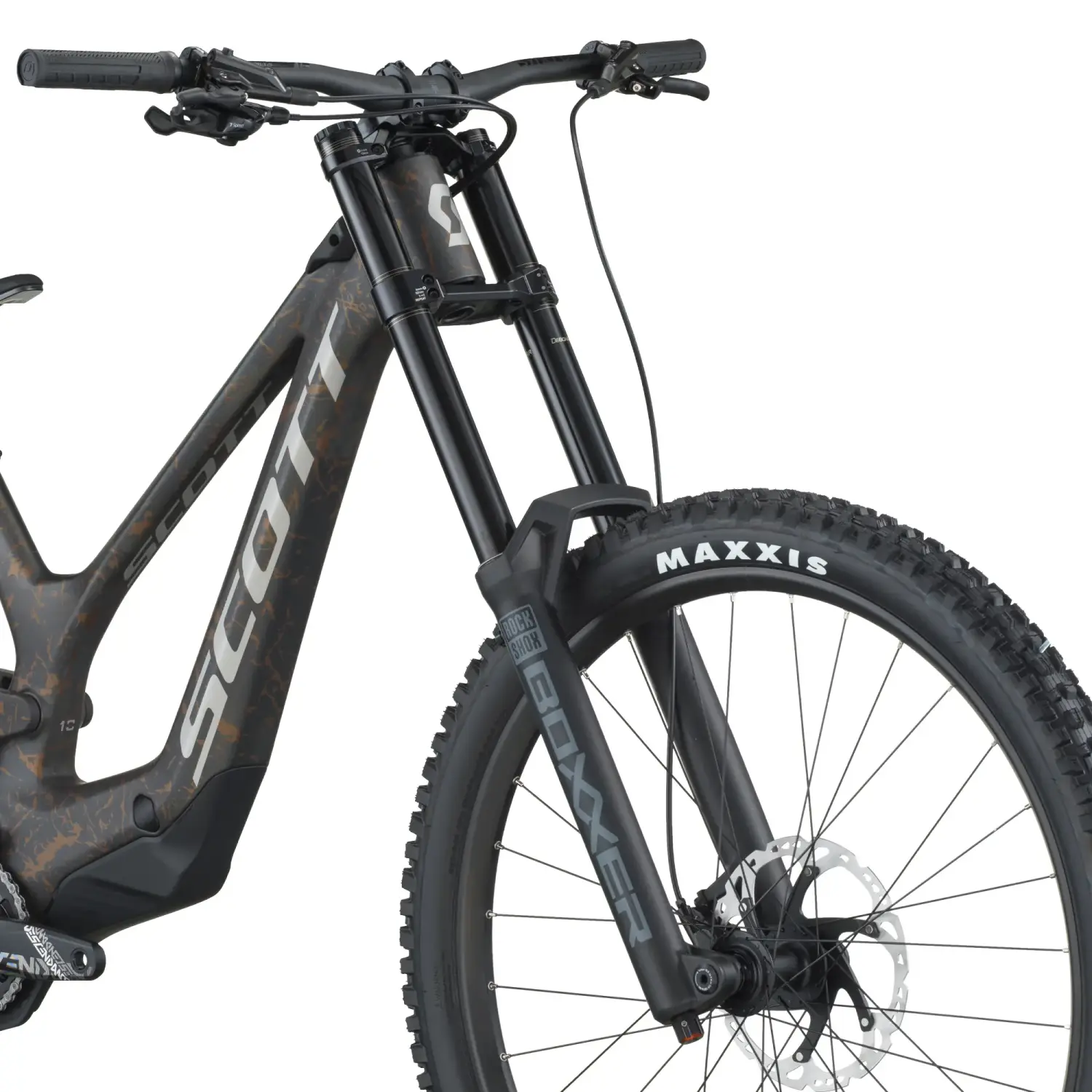 carbon black/crackle bronze - Scott Bike Gambler 10