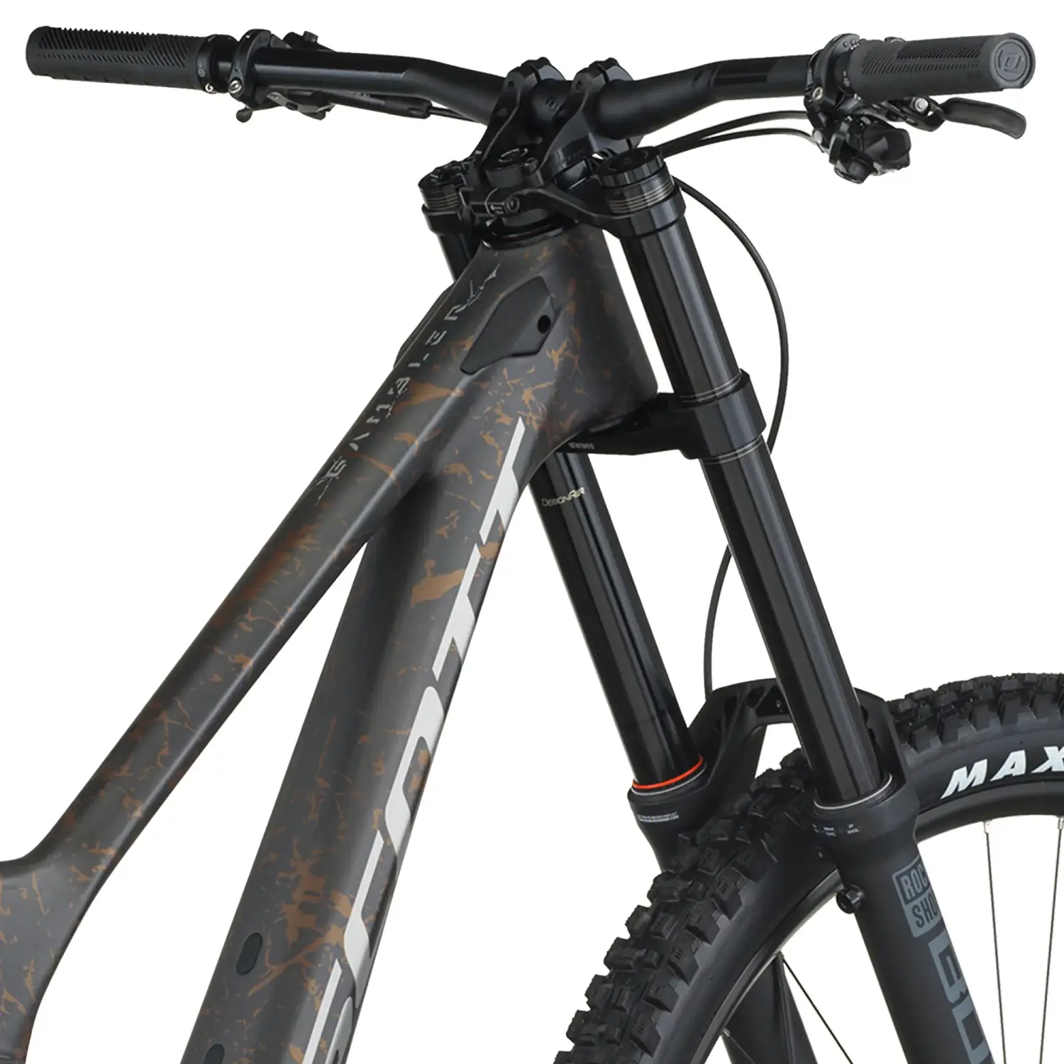 carbon black/crackle bronze - Scott Bike Gambler 10
