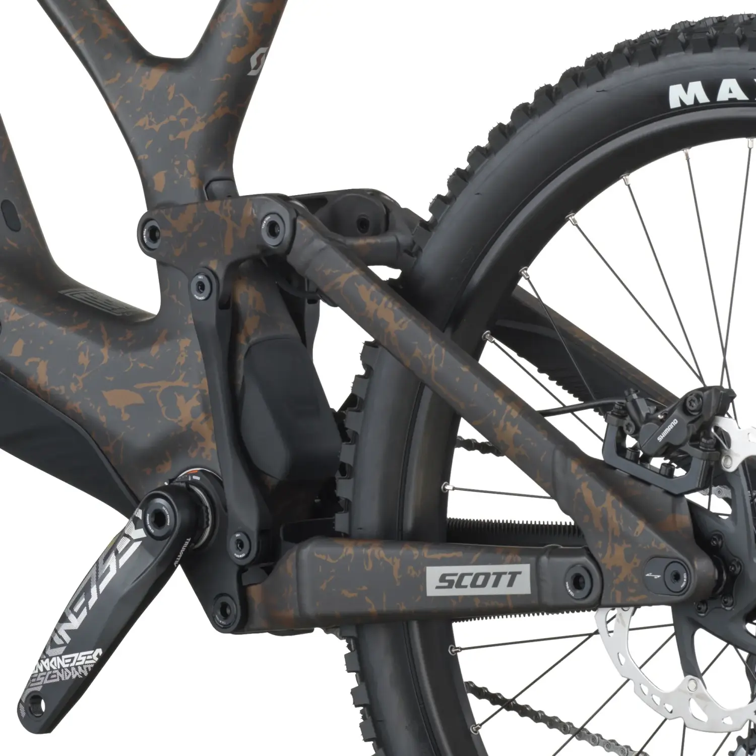 carbon black/crackle bronze - Scott Bike Gambler 10