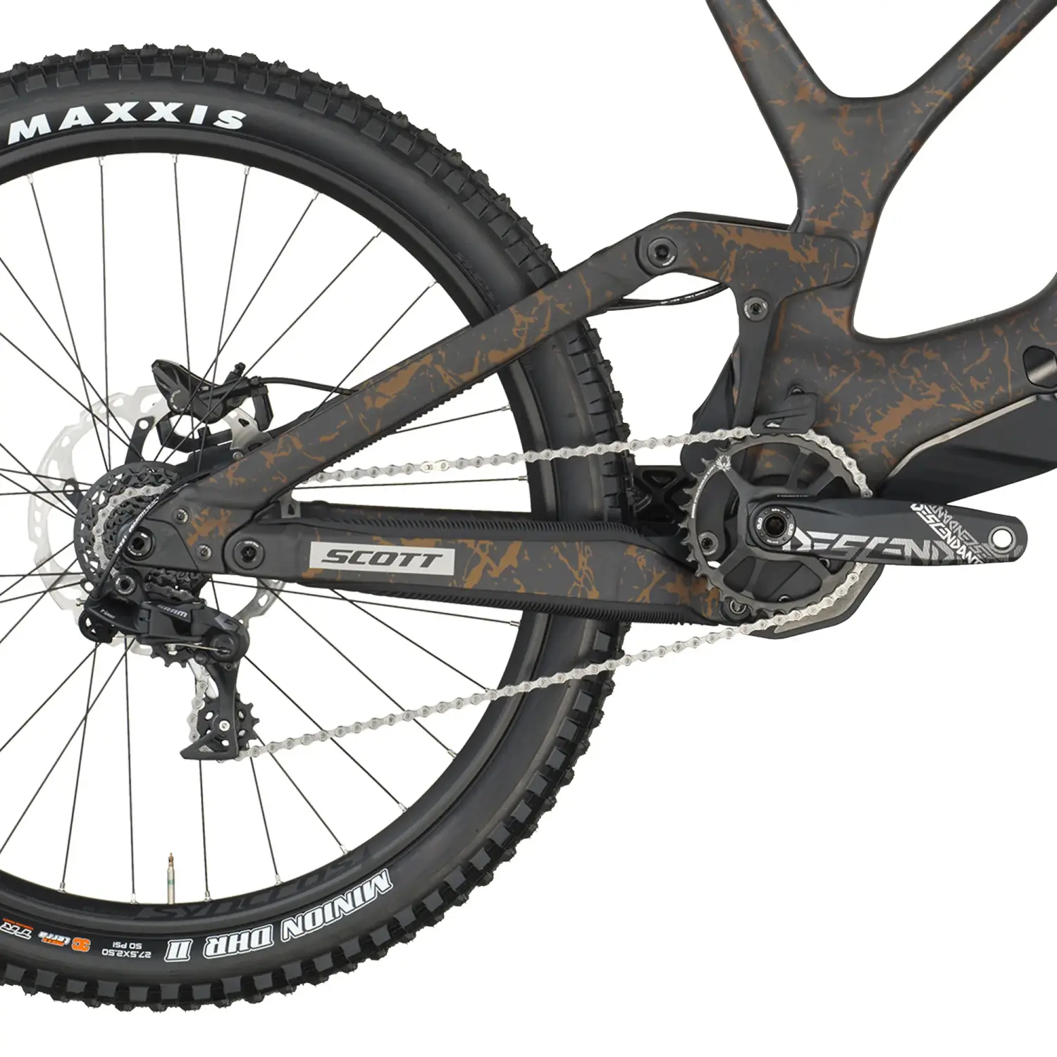 carbon black/crackle bronze - Scott Bike Gambler 10