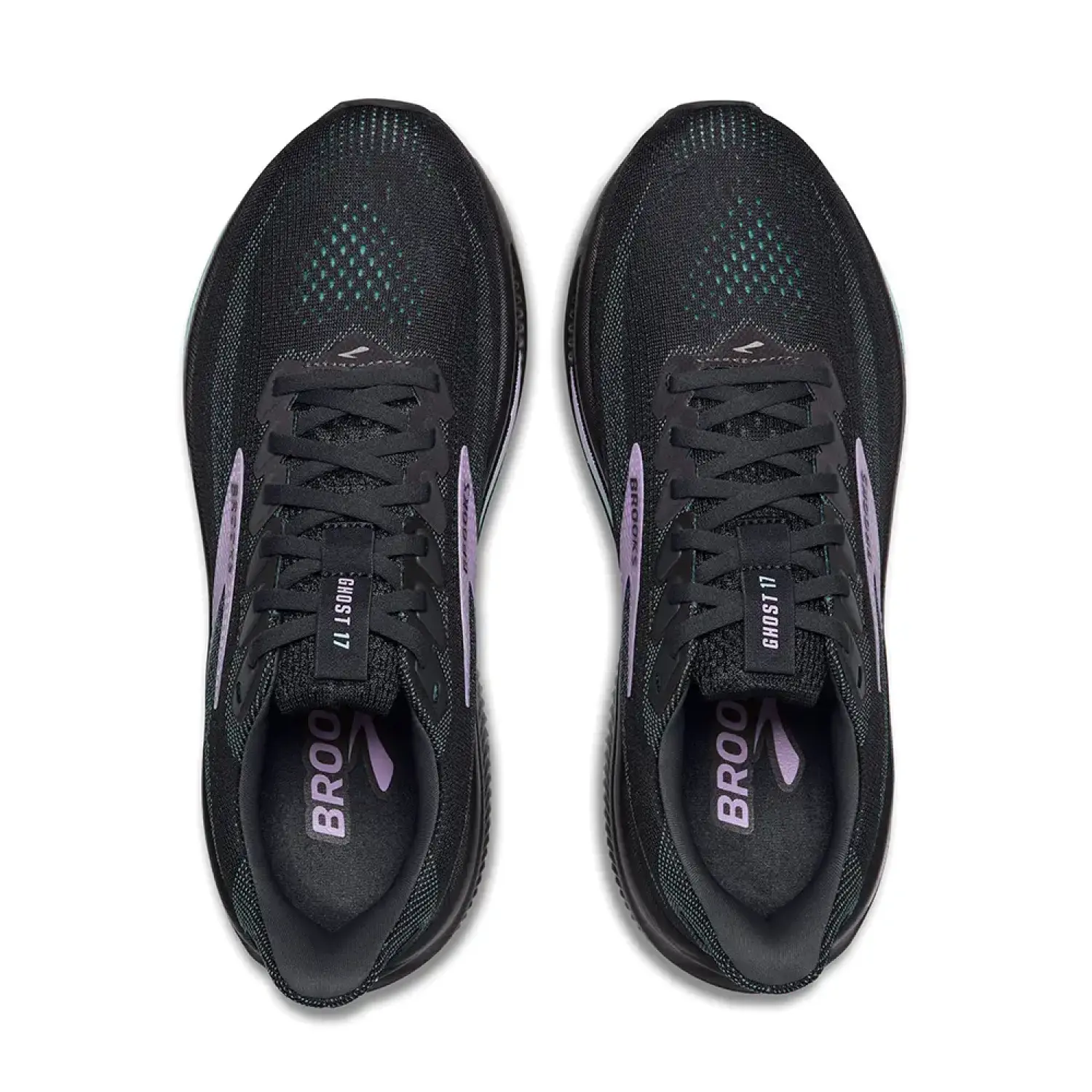 grey/clearwater/purple - Brooks Ghost 17 Womens