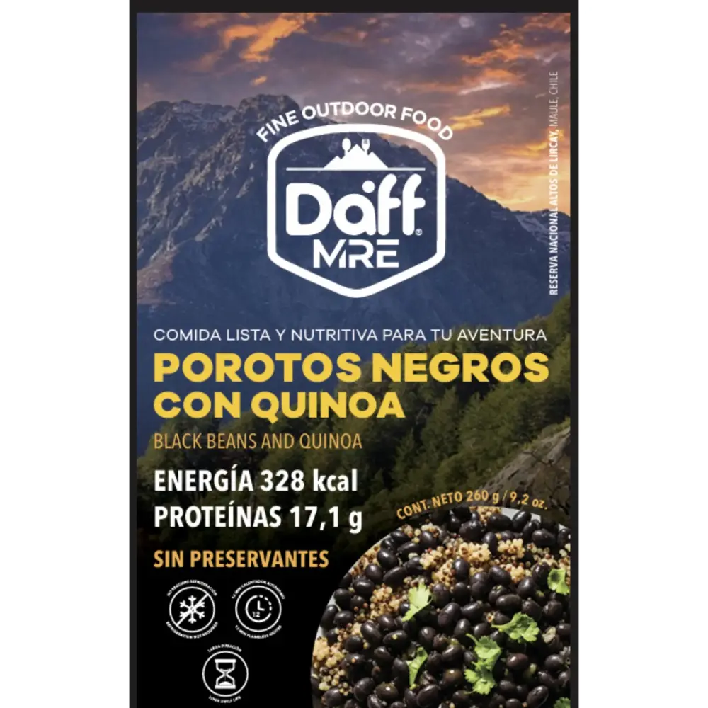 Daff Porotos Negros Con Quinoa