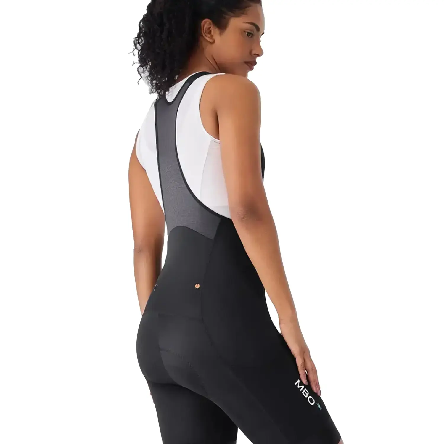 black - MBO Women's Cargo Bib Shorts