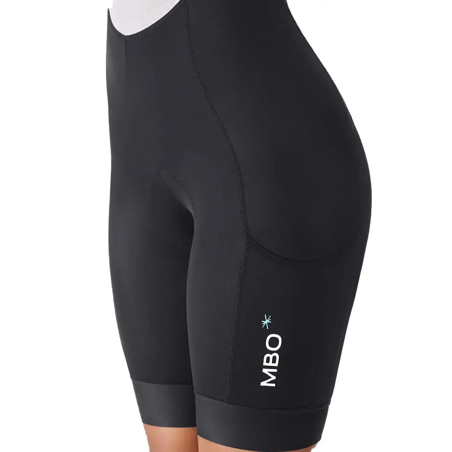 black - MBO Women's Cargo Bib Shorts