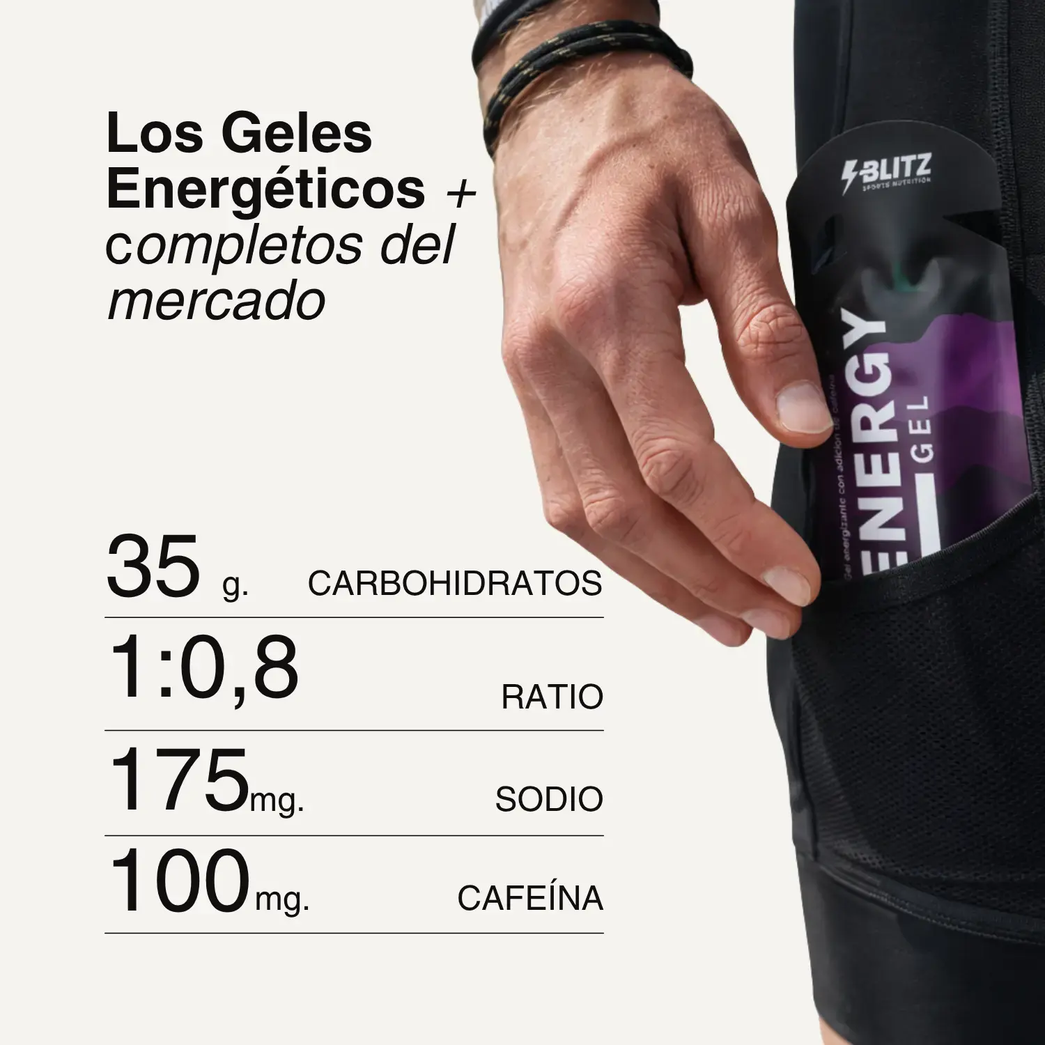  - Blitz Nutrition Energy Gel Murta Sin Cafeína