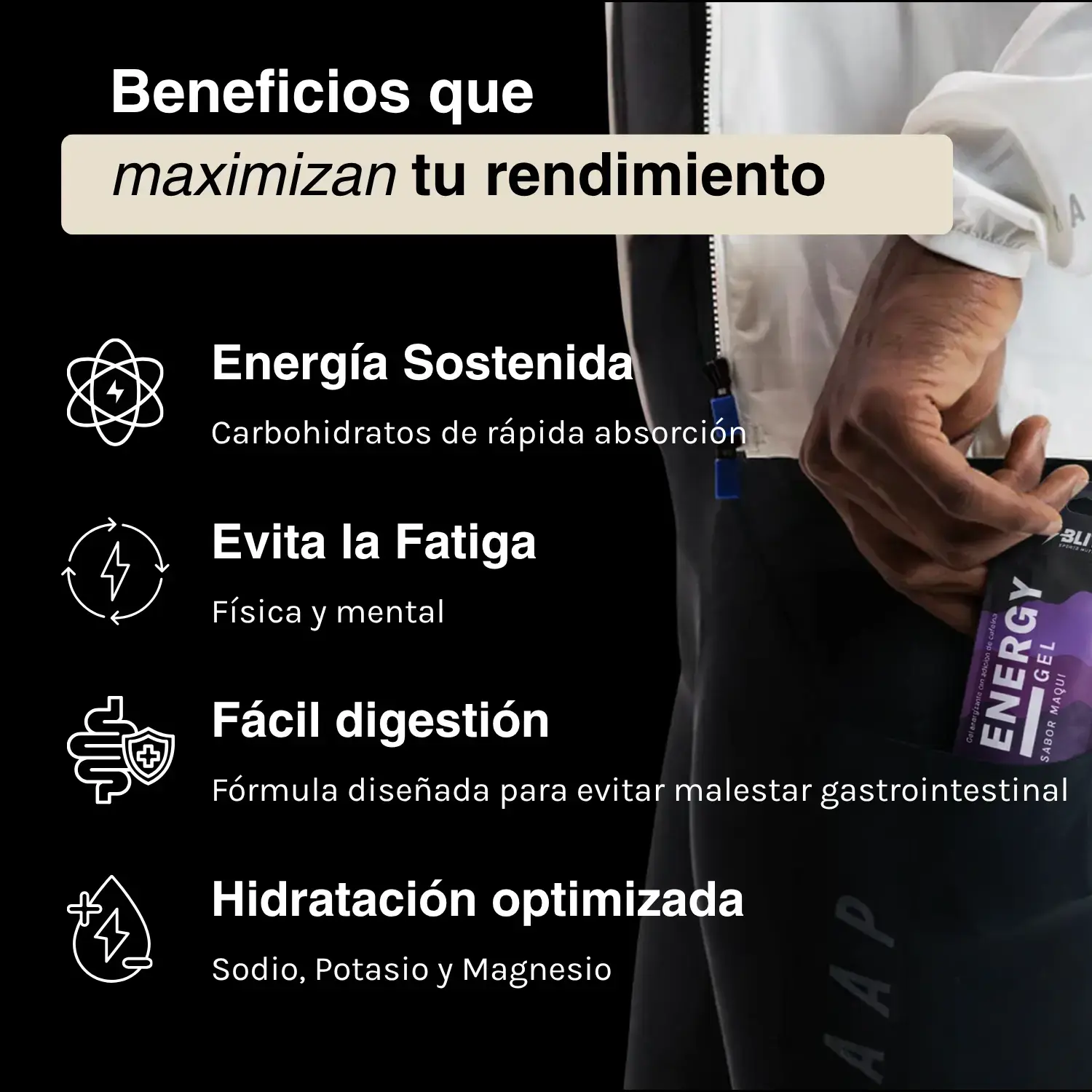  - Blitz Nutrition Energy Gel Murta Con Cafeína