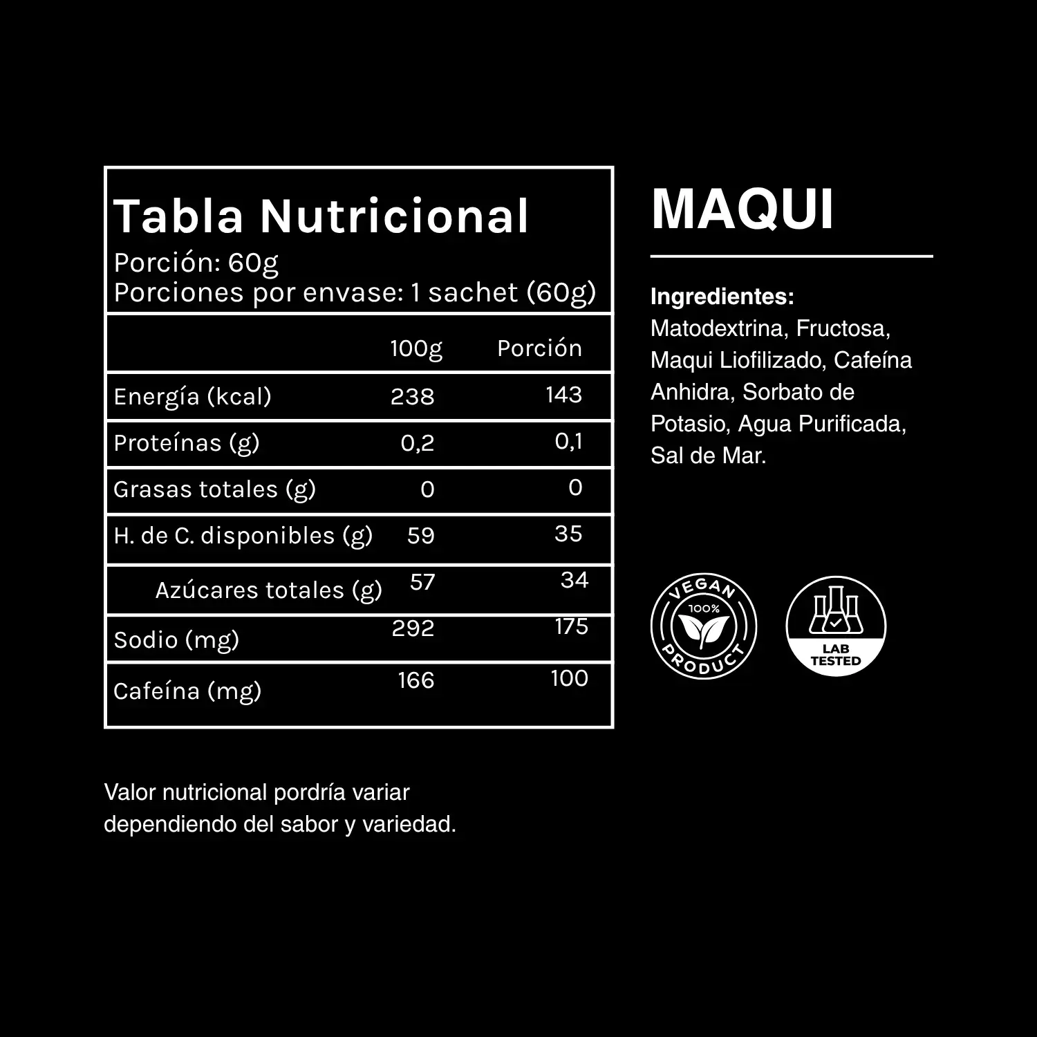  - Blitz Nutrition Energy Gel Maqui Con Cafeína