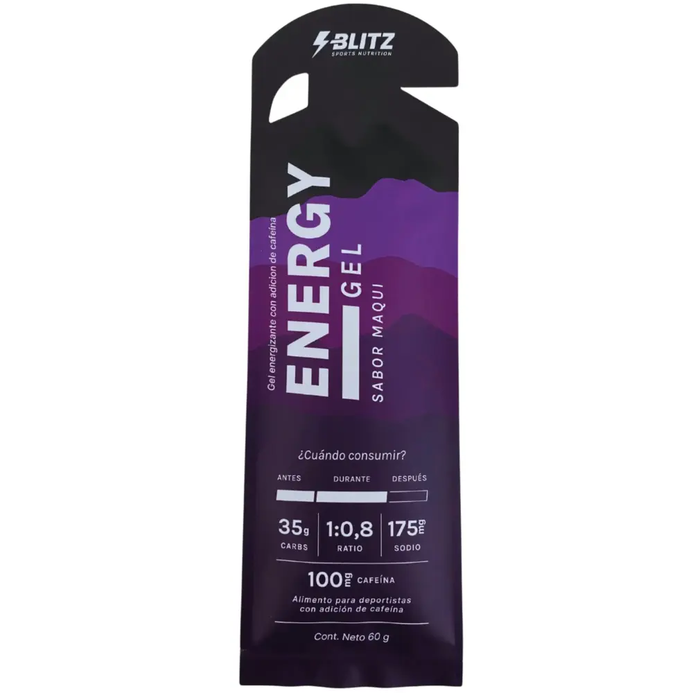 Blitz Nutrition Energy Gel Maqui Con Cafeína