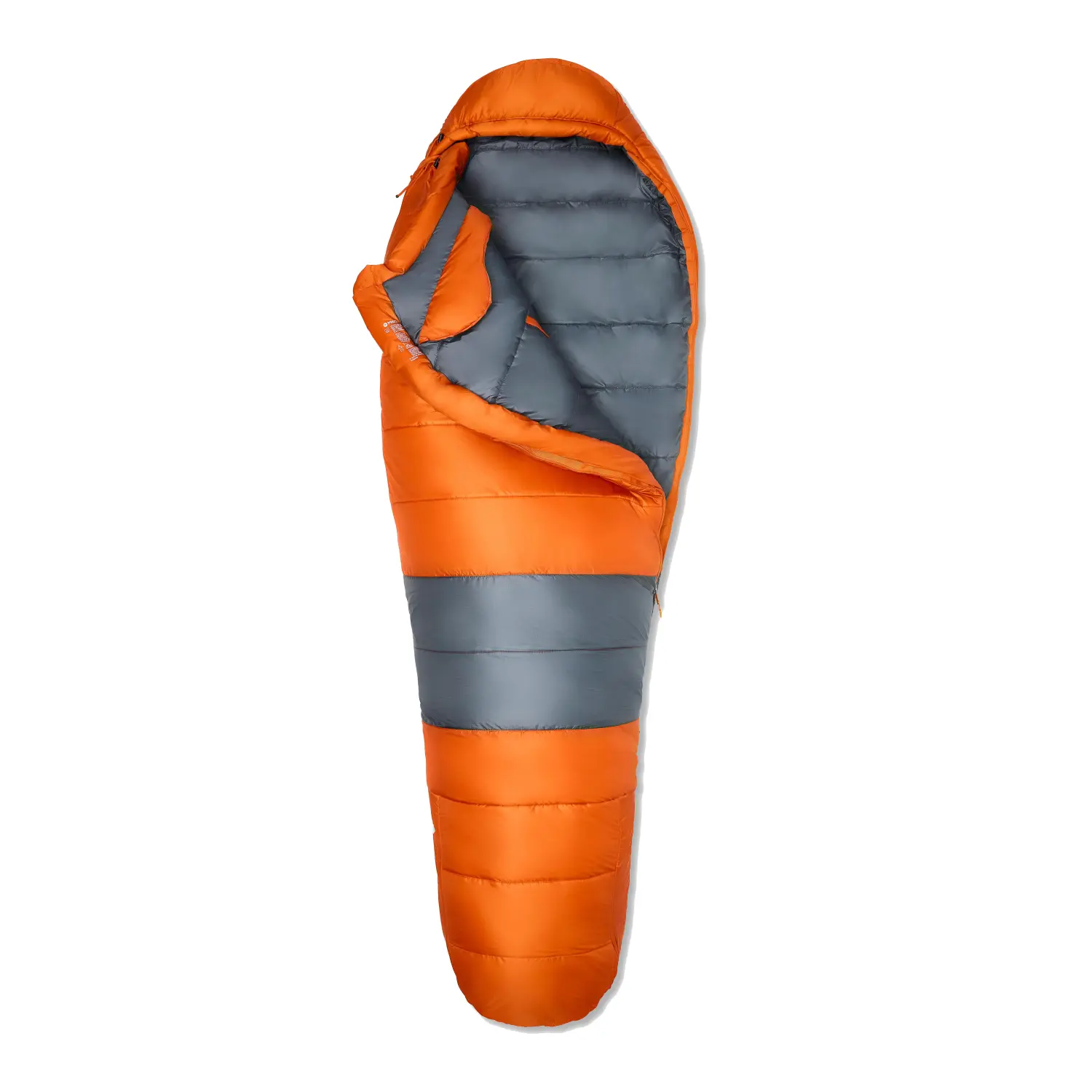 tangelo/steel onyx - Marmot Trestles Elite Eco 0° Short Sleeping Bag