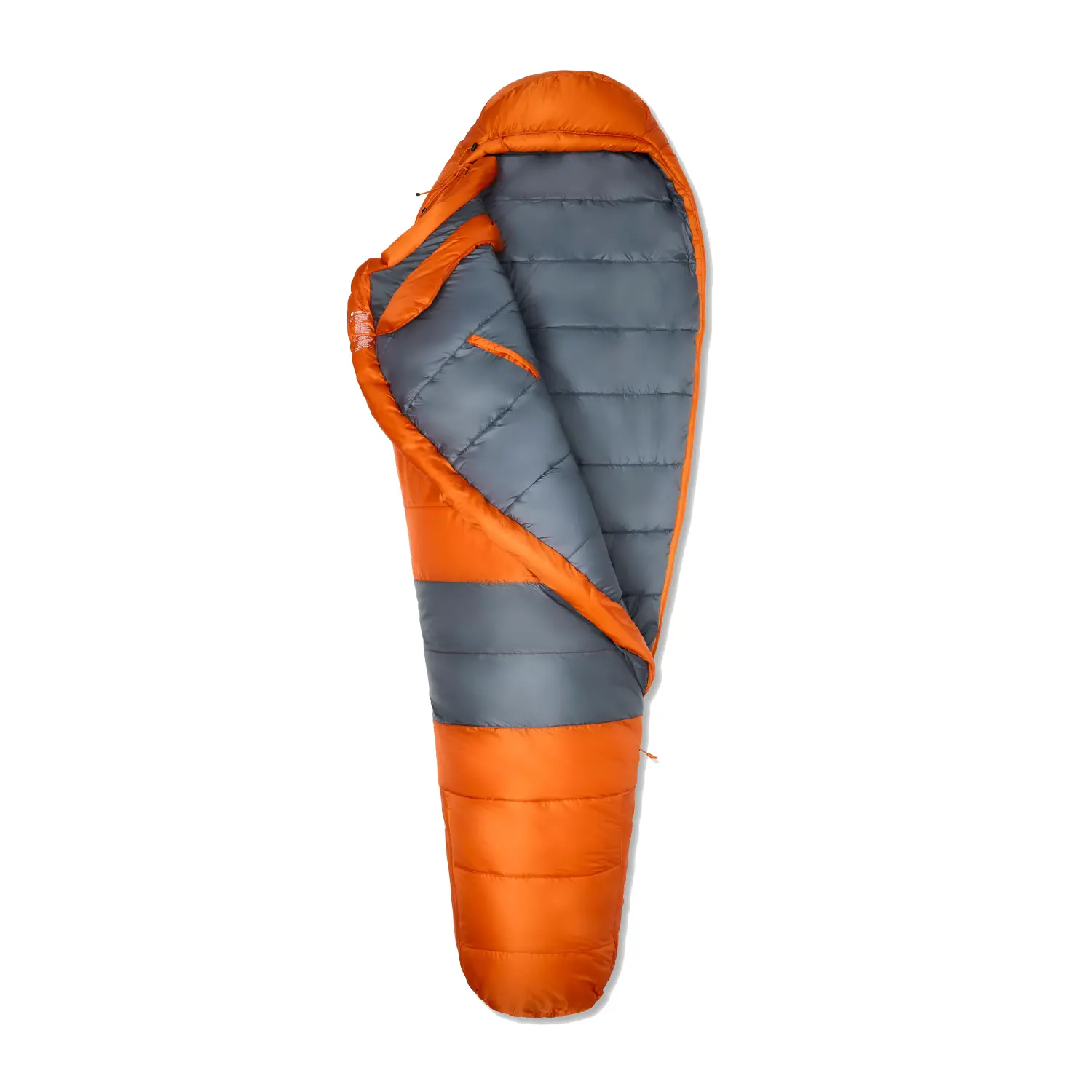 tangelo/steel onyx - Marmot Trestles Elite Eco 0° Short Sleeping Bag