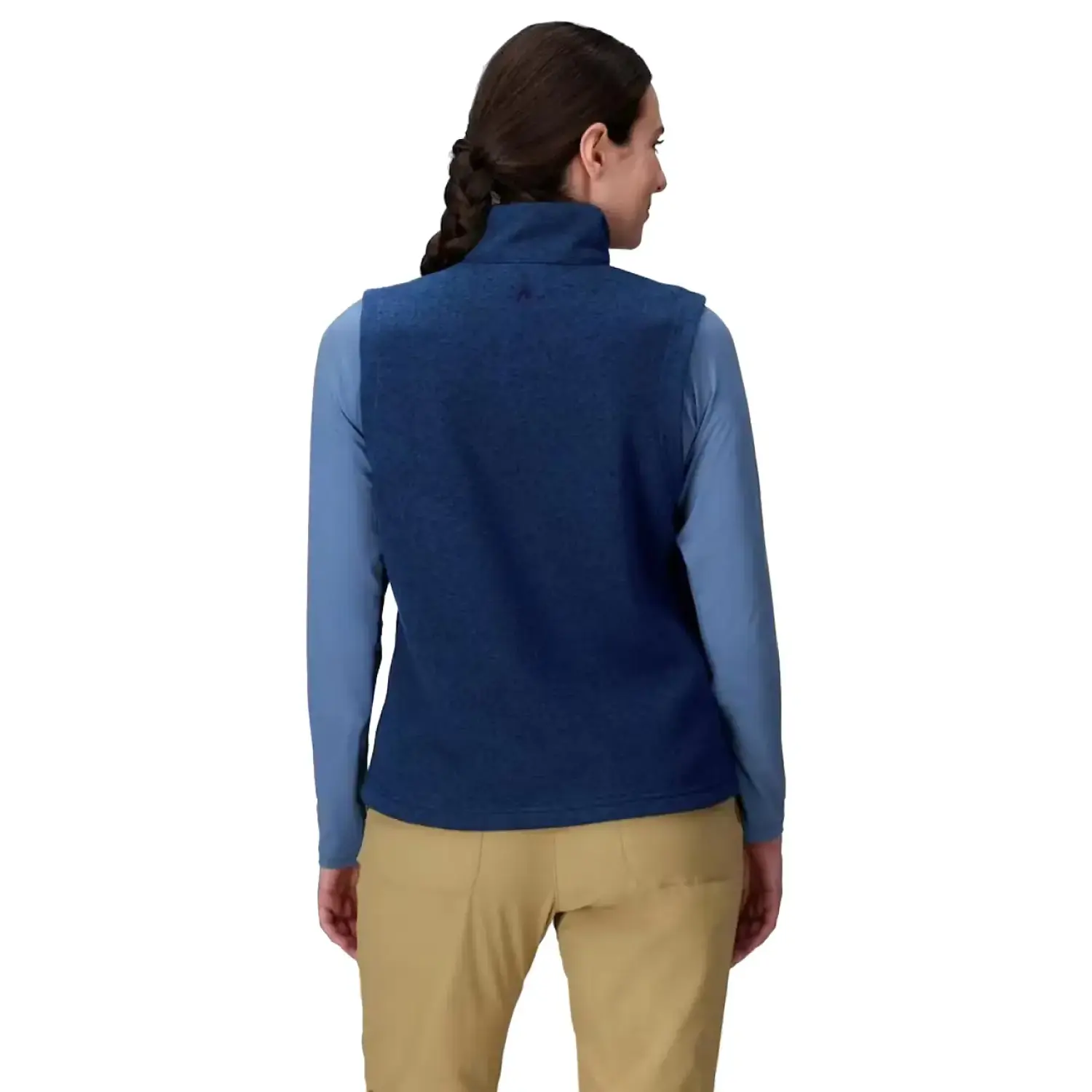 arctic navy heather - Marmot Women's Drop Line Sweater Fleece Vest