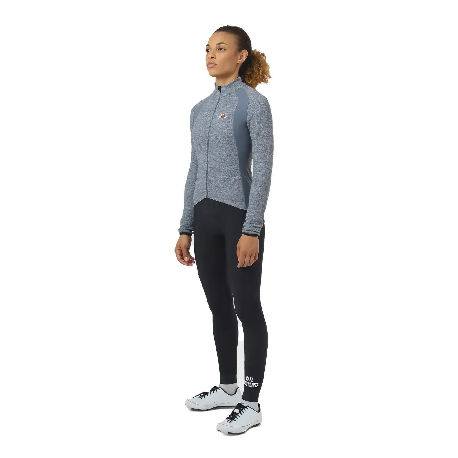 mountaing fog - Café du Cycliste Marguerite Jersey Long Sleeve  W´s