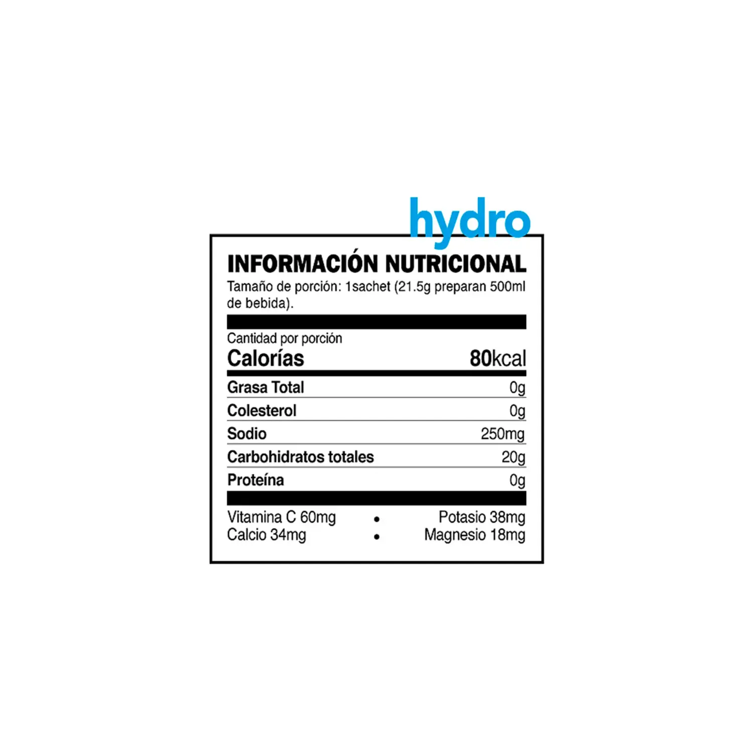 limón y frutos rojos - Gopak Nutrition Hydro Sachet
