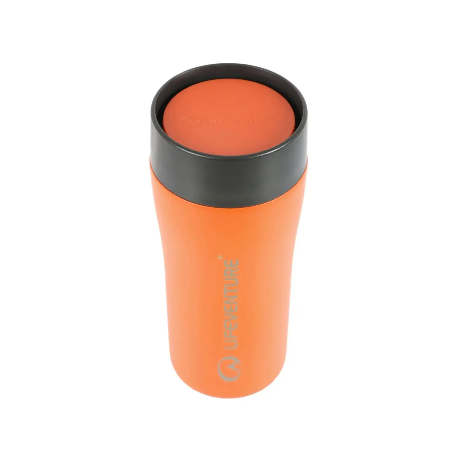 orange - Lifeventure One Touch Thermal Mug