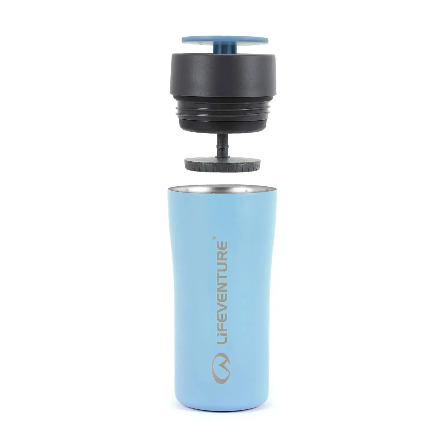 ice blue - Lifeventure One Touch Thermal Mug