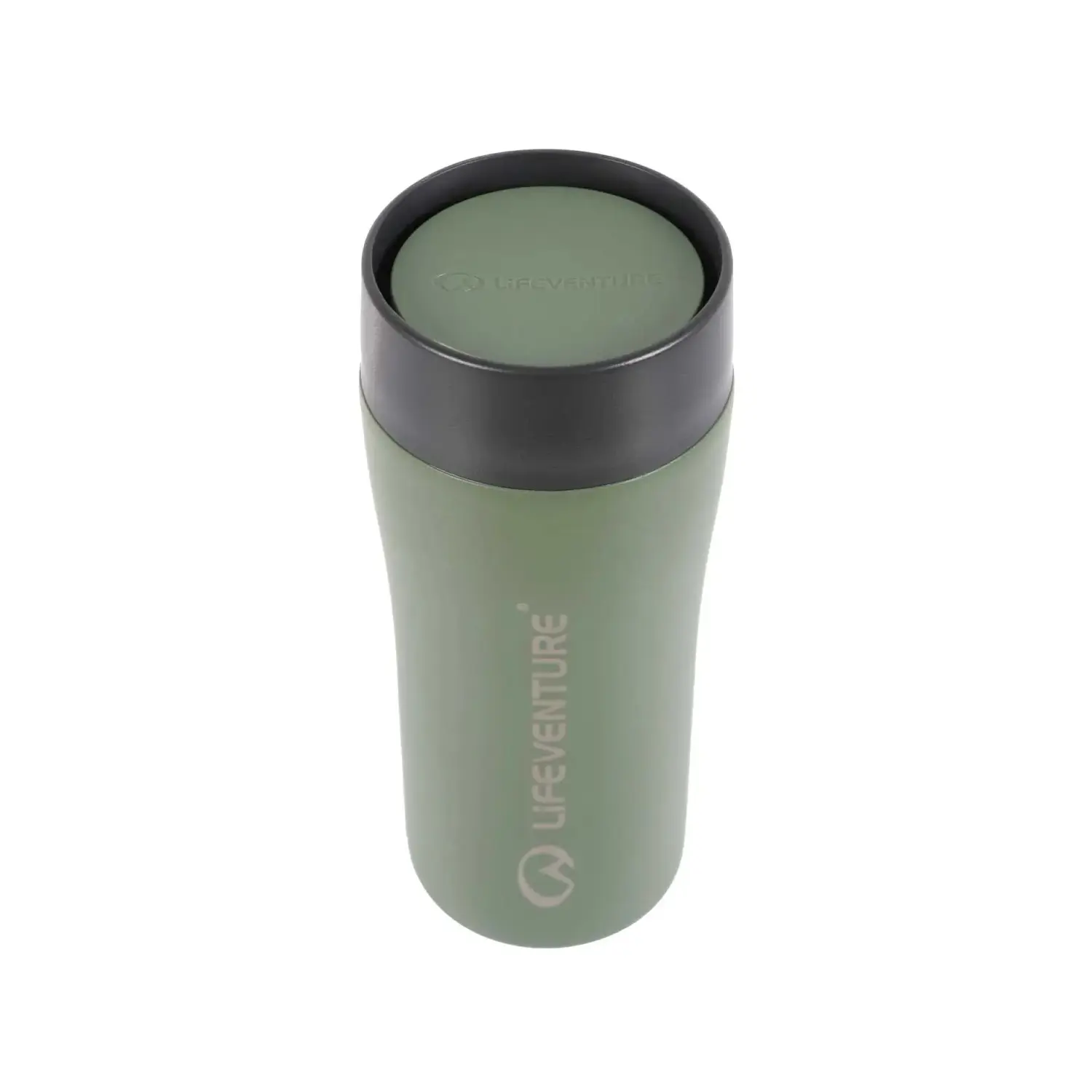 khaki - Lifeventure One Touch Thermal Mug