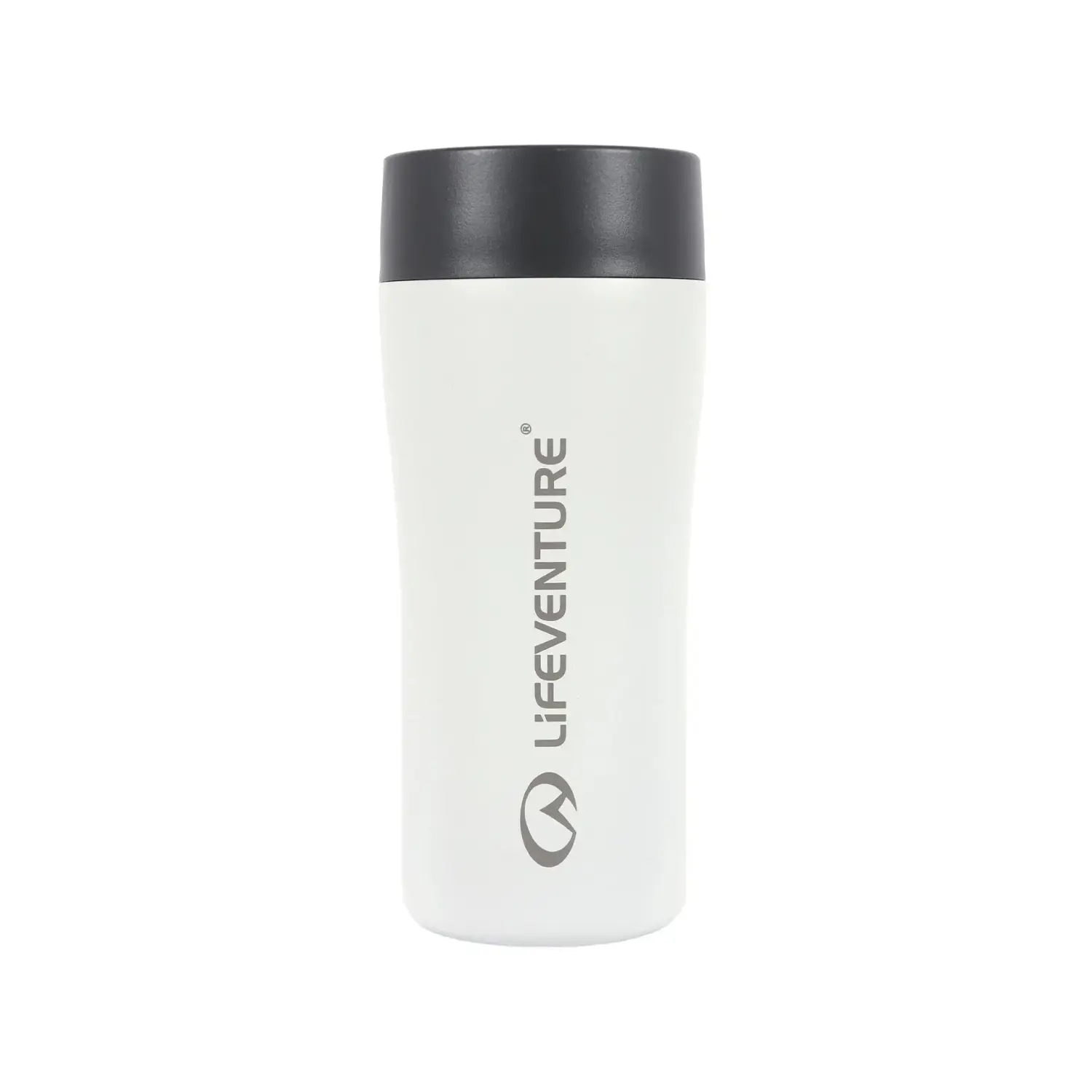 grey - Lifeventure One Touch Thermal Mug