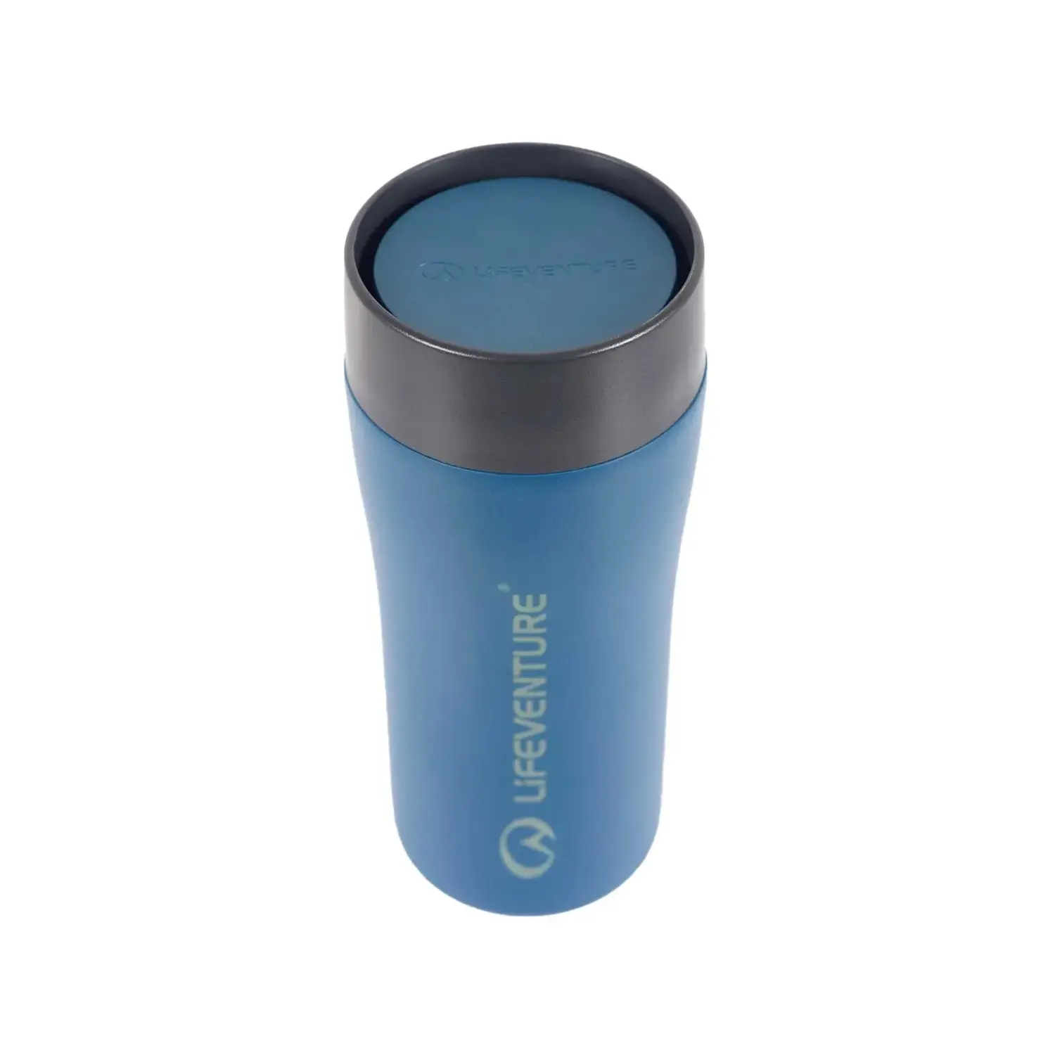 cobalt - Lifeventure One Touch Thermal Mug